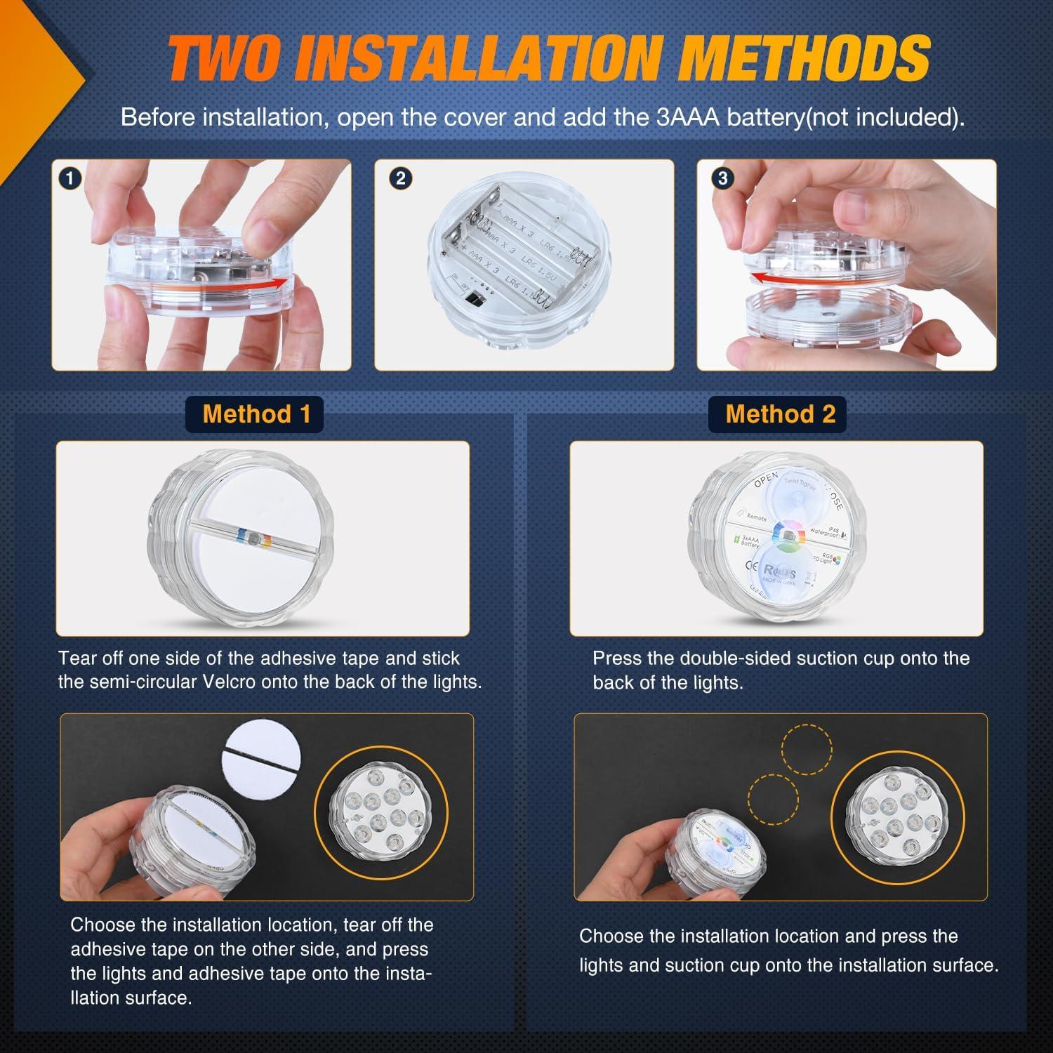 imageNilight Marine Boat Navigation Light 4PCS Red Green Port Starboard White Stern Lights Four Mode Waterproof Rechargeable Warning Safety Lamp for Skeeter Yacht Pontoon Trailer Truck Bike Backpack Helmet4PCS RGB Boat Light