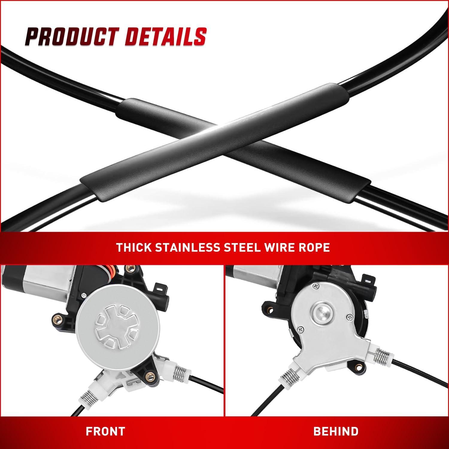 imageNilight Power Window Regulator with Motor Assembly Replacement for Honda CRV 2002 2003 2004 2005 2006 Front Driver Side 741302