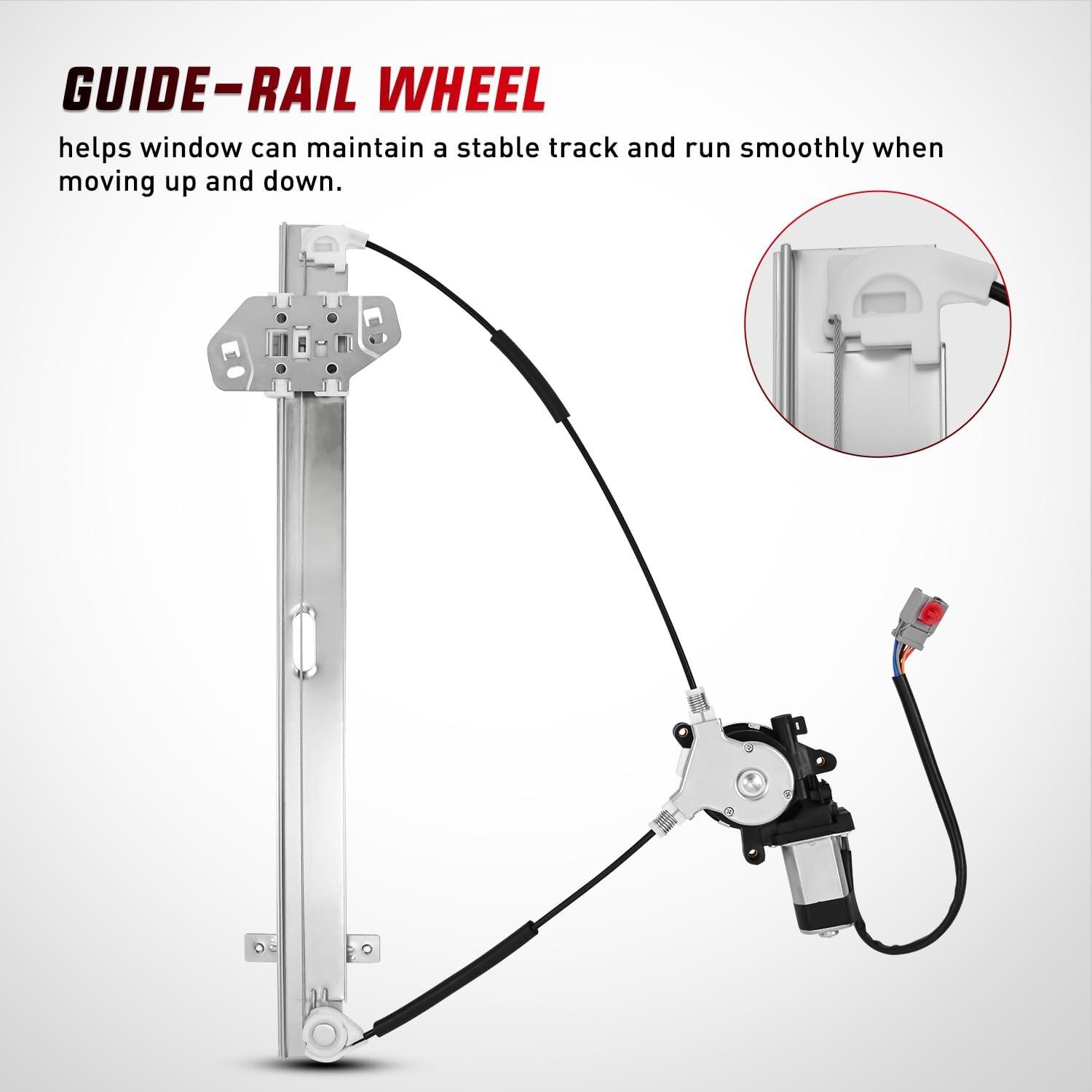 imageNilight Power Window Regulator with Motor Assembly Replacement for Honda CRV 2002 2003 2004 2005 2006 Front Driver Side 741302