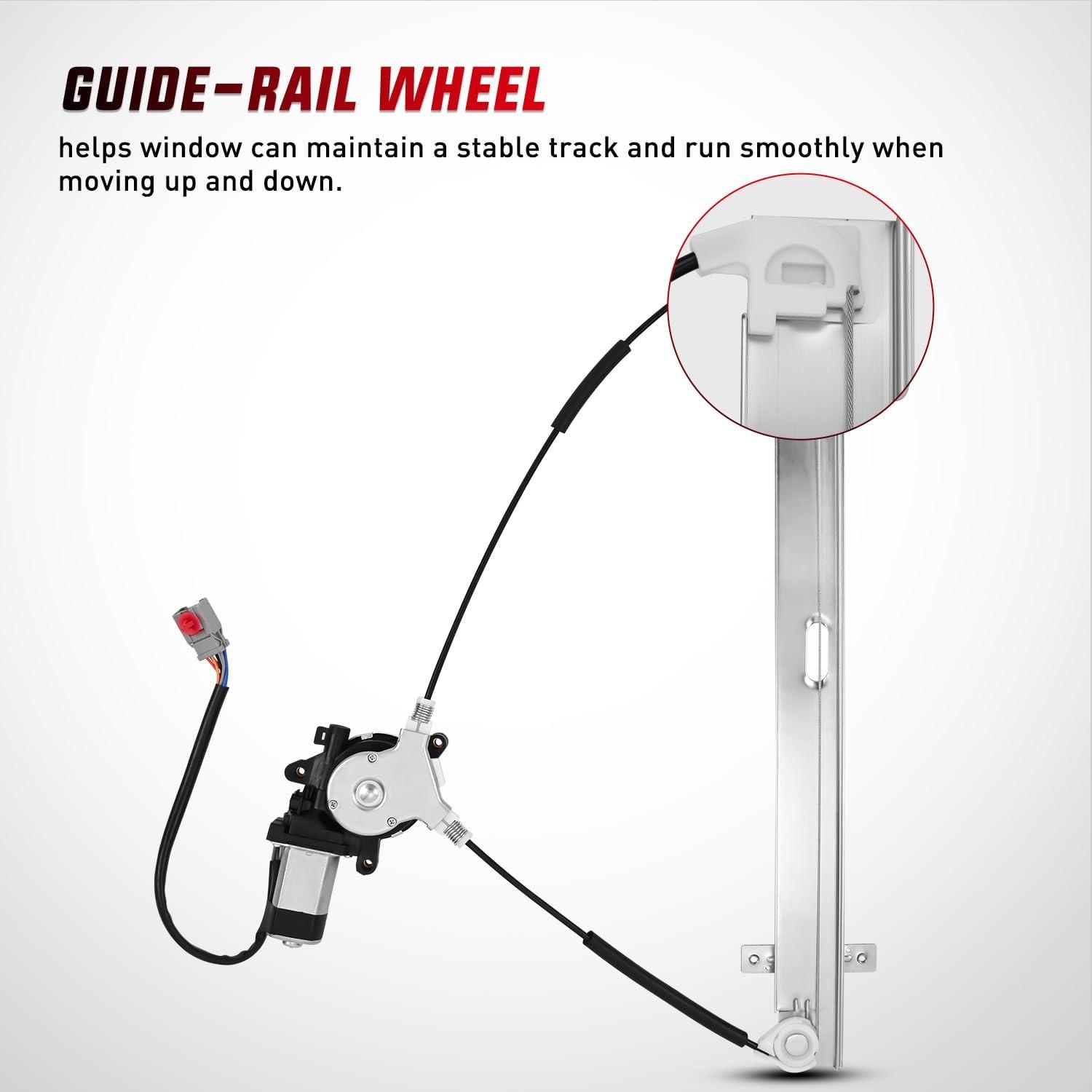 imageNilight Power Window Regulator with Motor Assembly Replacement for Honda CRV 2002 2003 2004 2005 2006 Front Passenger Side 741303
