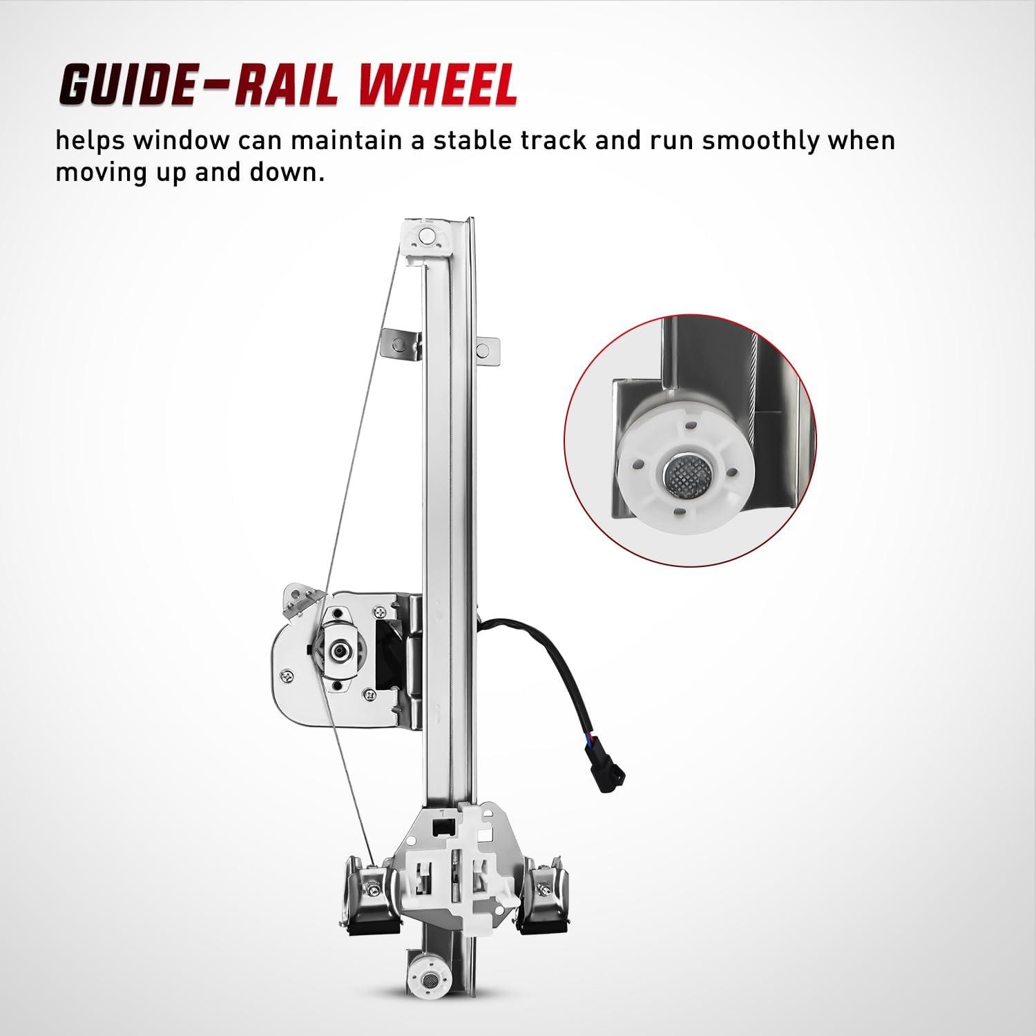 imageNilight Power Window RegulatorMotor Rear Driver Side Compatible with Chevrolet SilveradoGMC Sierra 1500 2500 HD 3500 HD 2007 2008 2009 2010 2011 2012 2013Rear Left741388