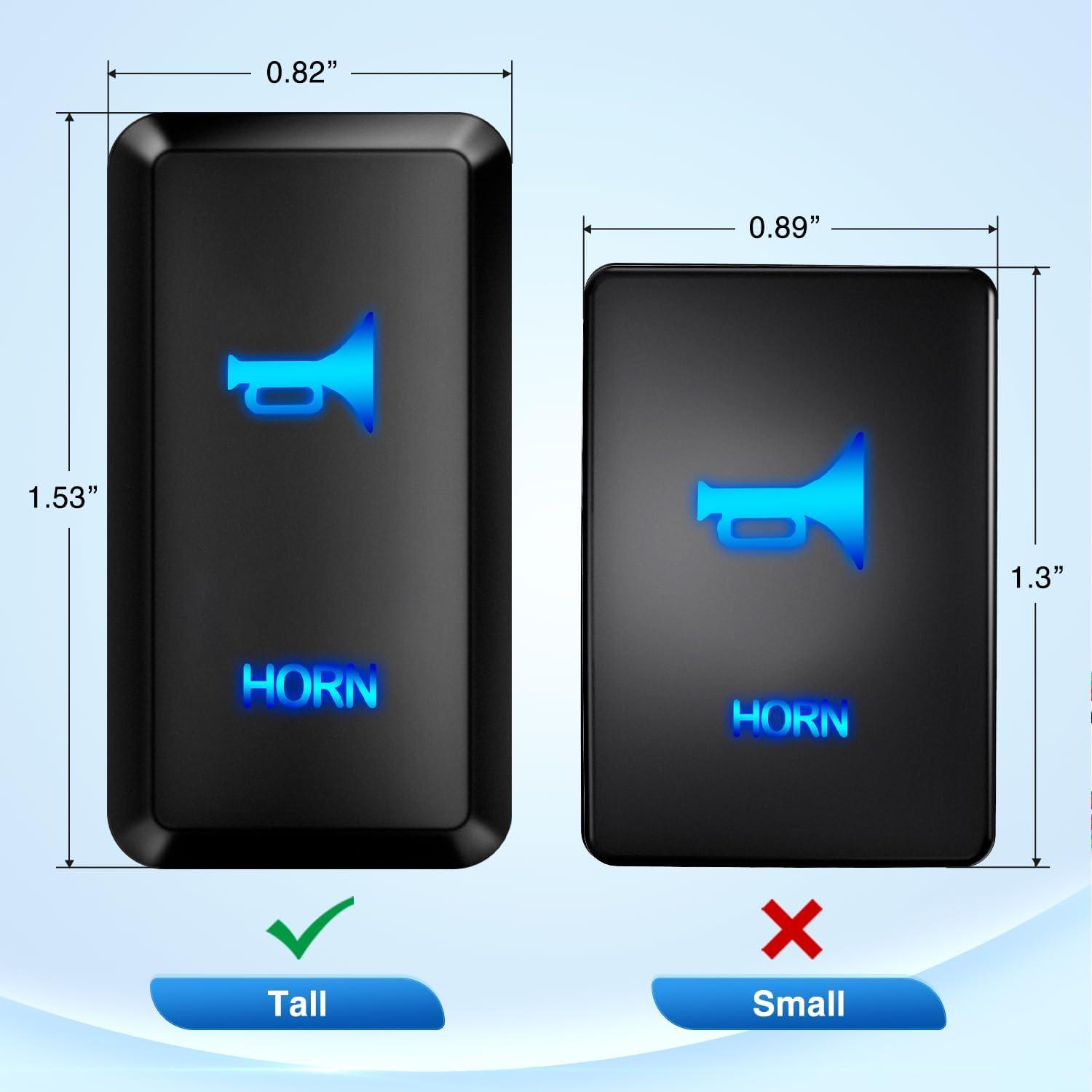 imageNilight Rocker Switch Style USB Outlet Socket LED Voltmeter 12V PD Type C and QC 30 Outlets Car Using 154quot x 083quot Replacement with Inline Fuse for Tacoma Tundra 4Runner FJ Cruiser Hilux FortunerHORN
