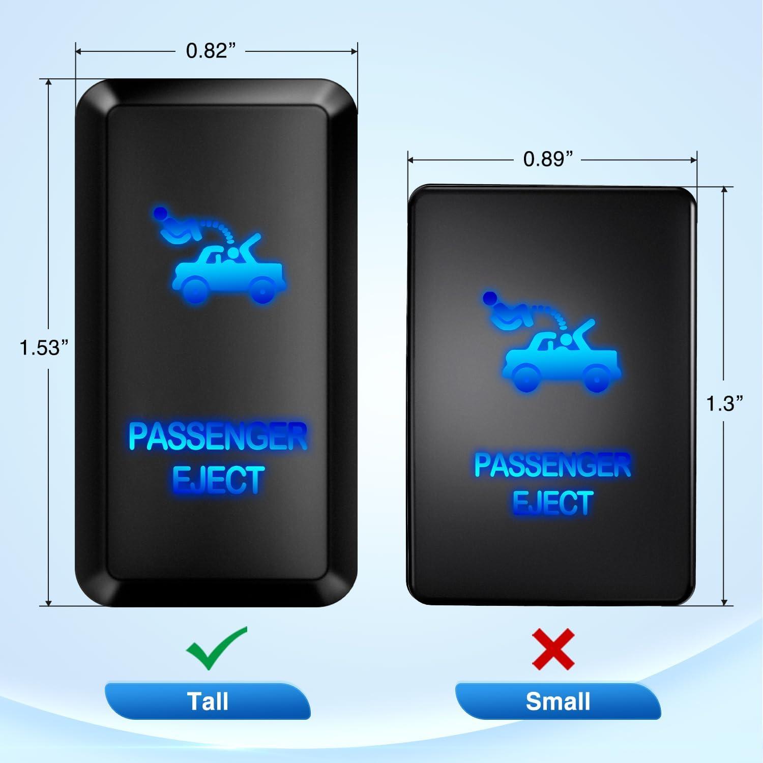 imageNilight Rocker Switch Style USB Outlet Socket LED Voltmeter 12V PD Type C and QC 30 Outlets Car Using 154quot x 083quot Replacement with Inline Fuse for Tacoma Tundra 4Runner FJ Cruiser Hilux FortunerPASSENGER EJECT