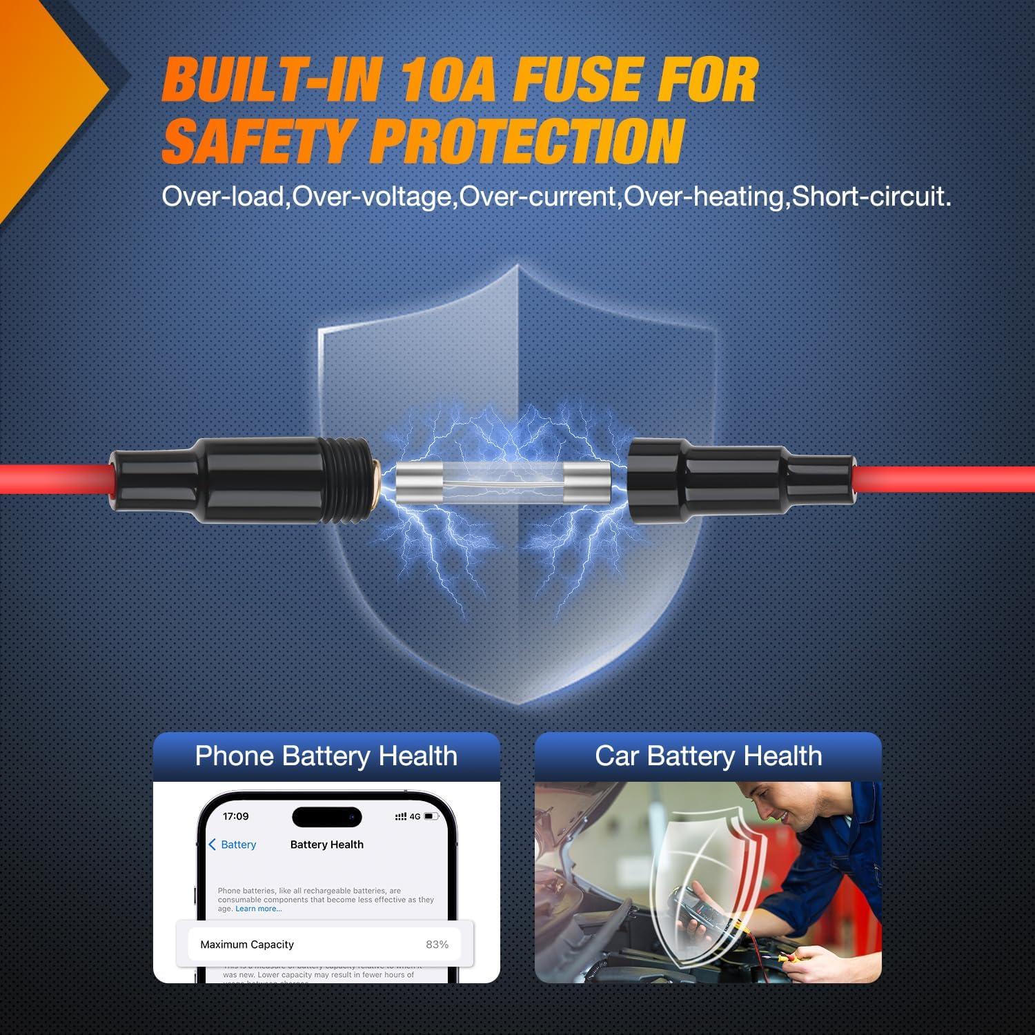 imageNilight Rocker Switch Style USB Outlet Socket LED Voltmeter 12V PD Type C and QC 30 Outlets Car Using 154quot x 083quot Replacement with Inline Fuse for Tacoma Tundra 4Runner FJ Cruiser Hilux FortunerUSB PD Type C