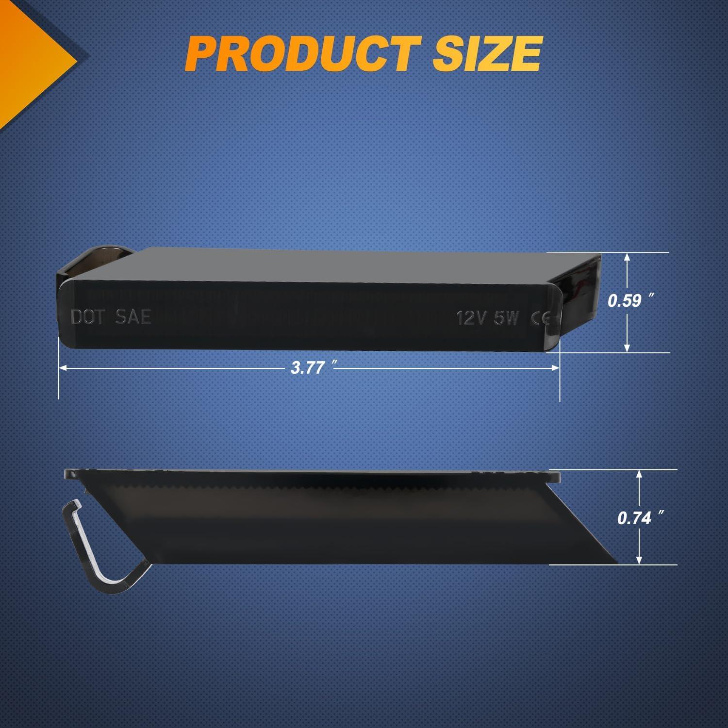 imageNilight Side Mirror Marker Light Switchback Amber Turn Signals White Day Running Lights Smoked Lens Plug and Play Compatible With 20092014 Ford F150 20102014 RaptorFord 19972007 F150Lincoln 20062008 Mark LT