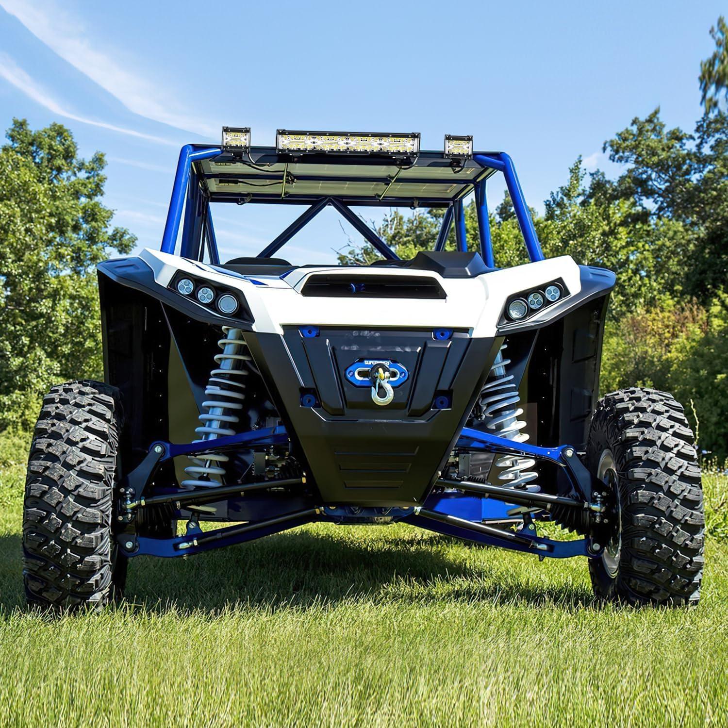 imageNilight Side Shooter Light Bar 12Inch Triple Row Spot Flood Combo Work Off Road Lighting on Truck SUV ATV UTV135Inch Side Shooter Light  Wiring harness