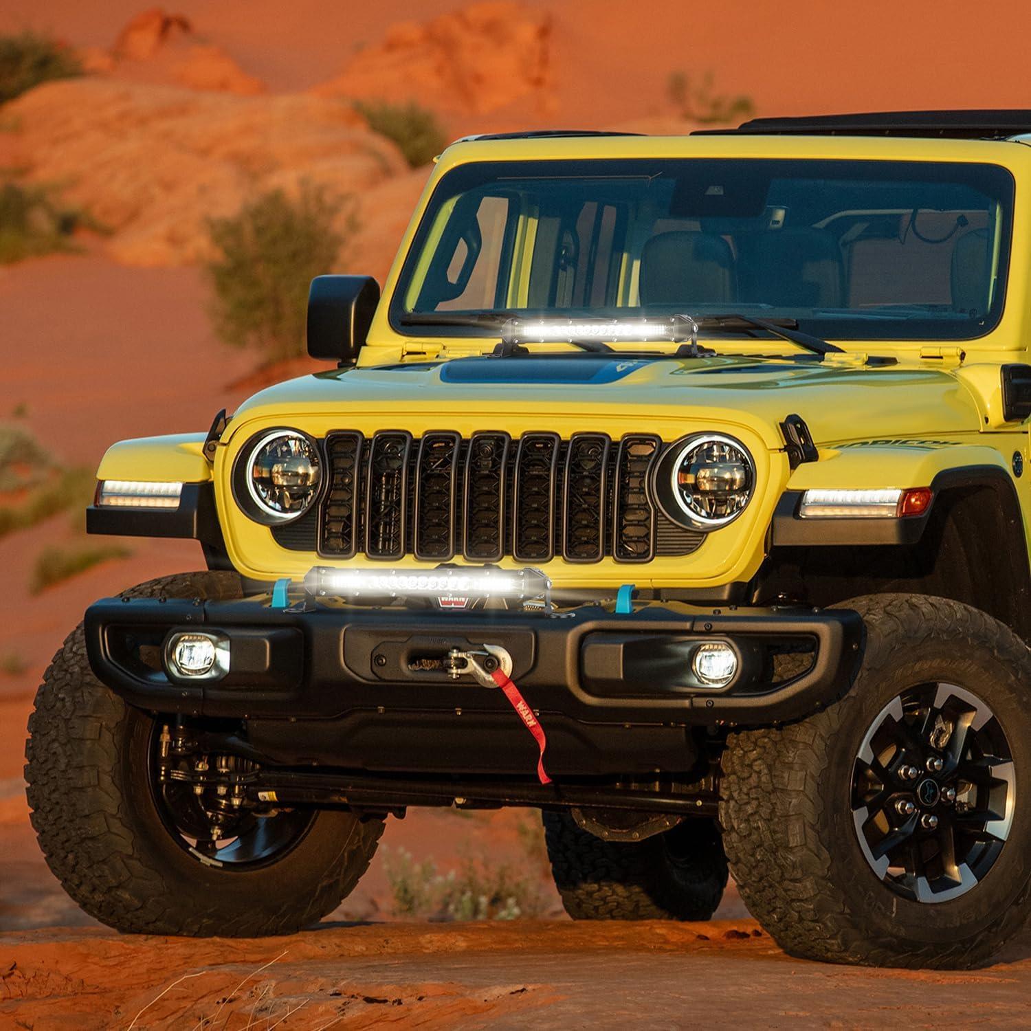 imageNilight Slim LED Light Bar 2PCS 11 Inch 26LED Single Row Spot Flood Combo Fog Driving Work Lighting Roof Bumper Lamp Offroad for 4x4 Trucks SUV ATV UTV11 Inch White Light Ultra Slim