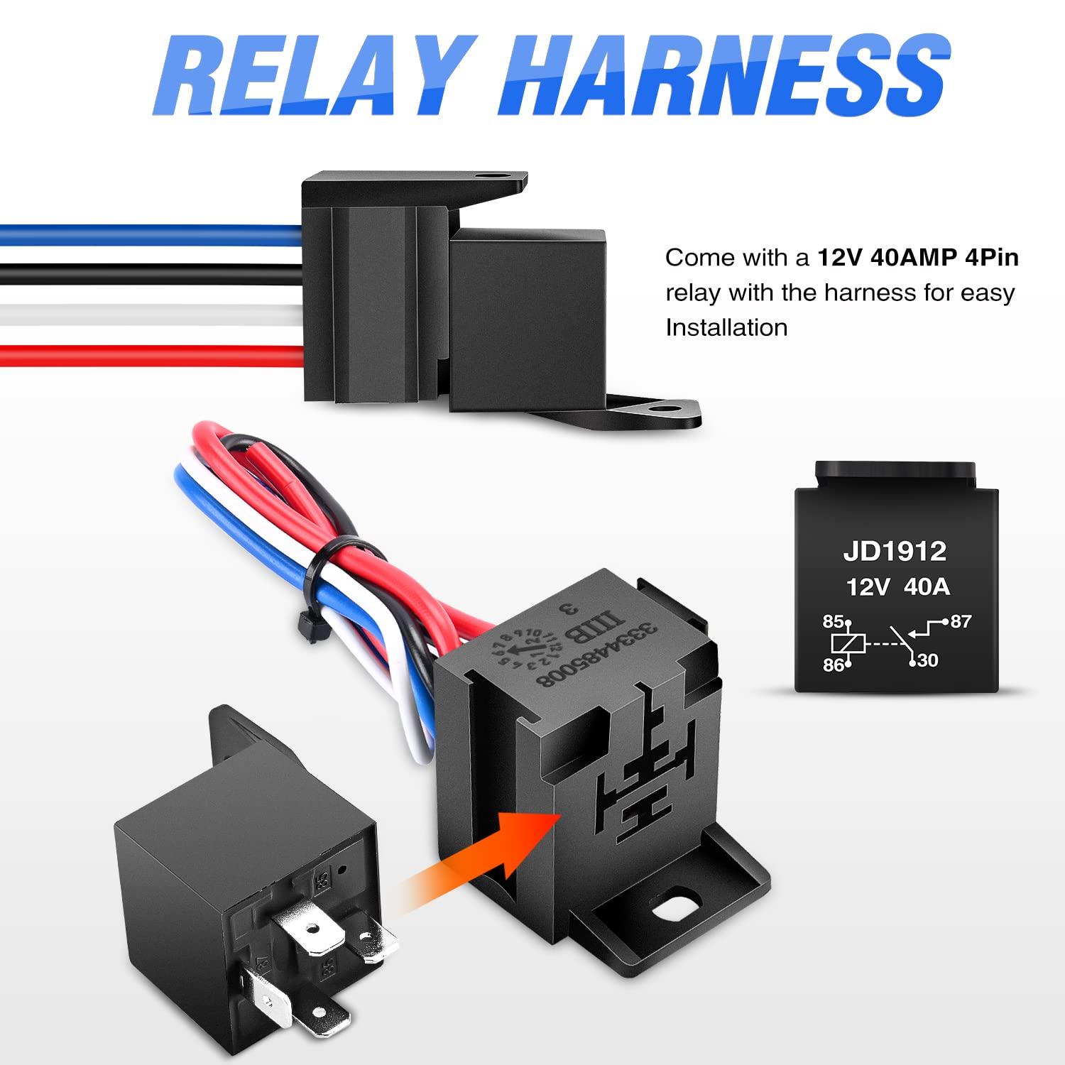 imageNilight Start Engine Button 12V DC 50A SPST on Off Momentary Switch Red Car Start Engine Button Stater Push Start Ignition Switch for Racing Sport Cars Trucks 2 Years WarrantyRed 2 in 1 Panel