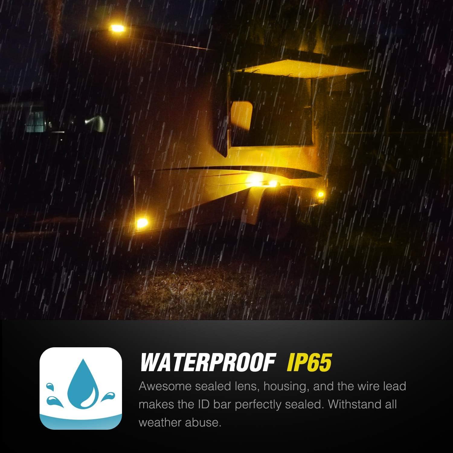 imageNilight TL14 10PCS 38 6 Amber Indicator Rear Side Truck Trailer RV Cab Boat Bus Lorry LED Marker Clearance LightAmber