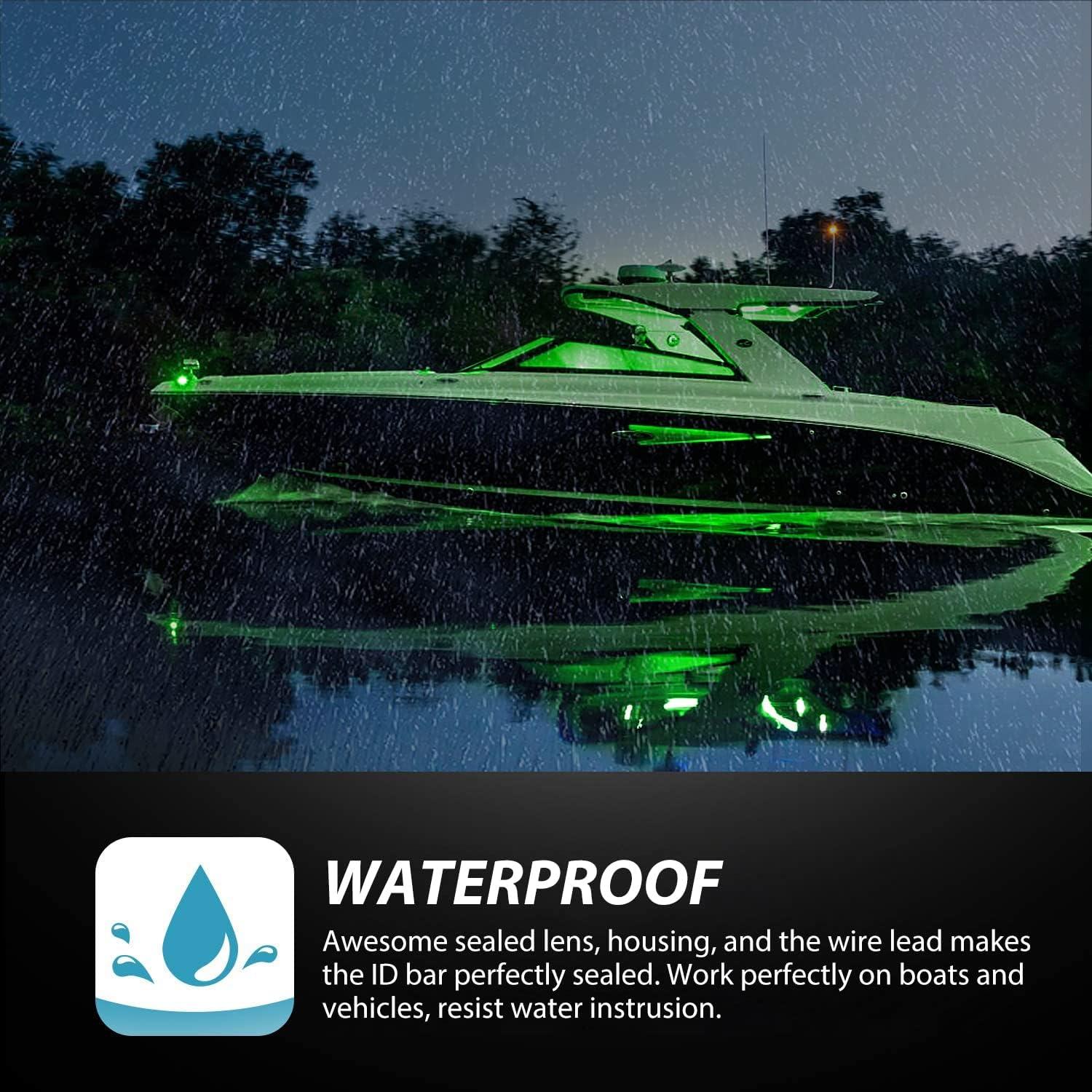 imageNilight TL14 10PCS 38 6 Amber Indicator Rear Side Truck Trailer RV Cab Boat Bus Lorry LED Marker Clearance LightRed Green