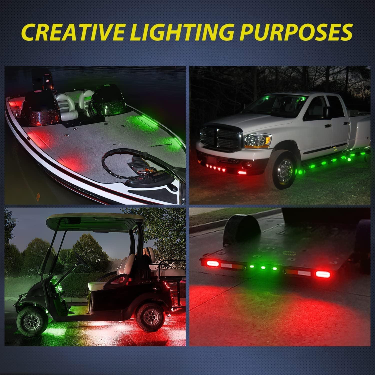 imageNilight TL14 10PCS 38 6 Amber Indicator Rear Side Truck Trailer RV Cab Boat Bus Lorry LED Marker Clearance LightRed Green