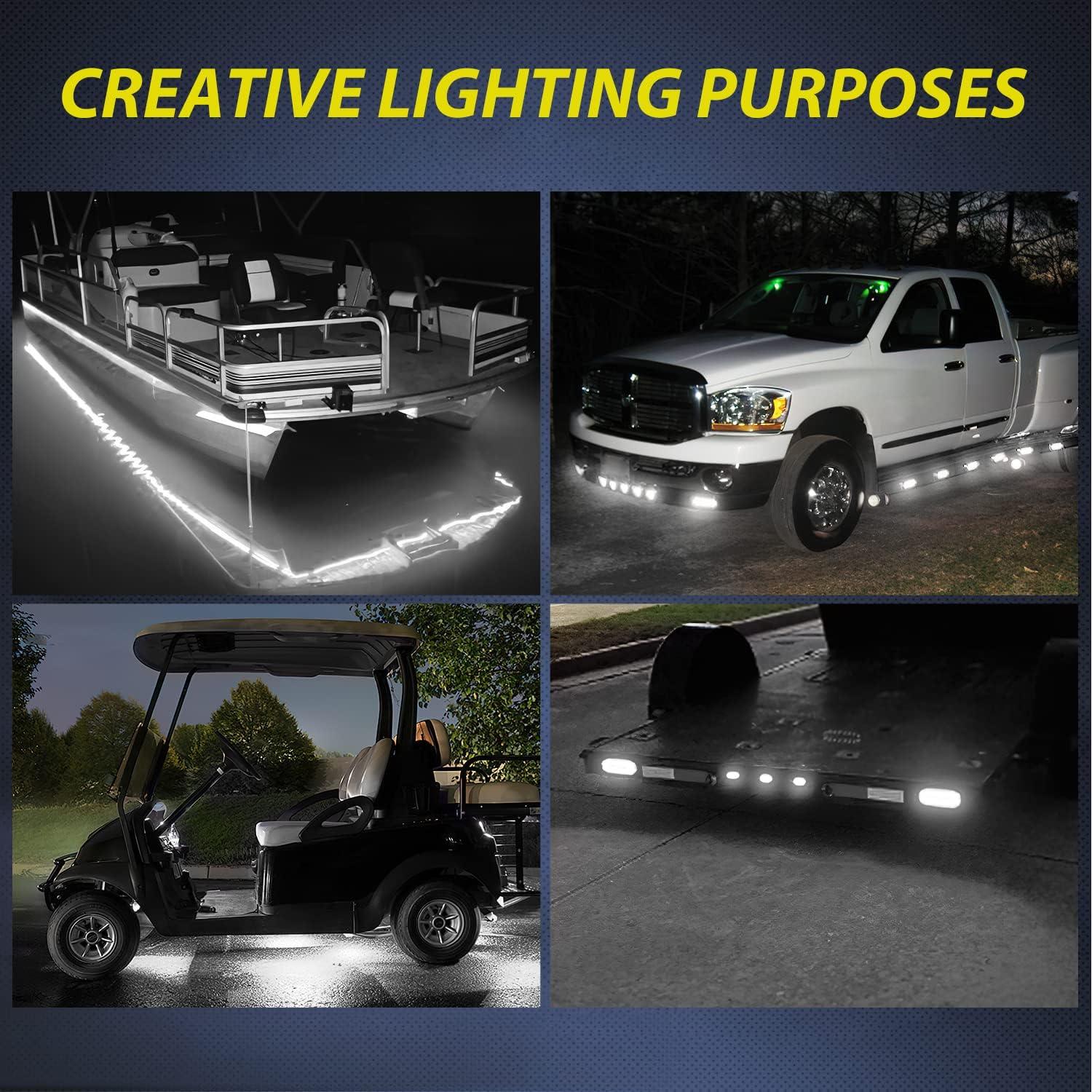 imageNilight TL14 10PCS 38 6 Amber Indicator Rear Side Truck Trailer RV Cab Boat Bus Lorry LED Marker Clearance LightWhite