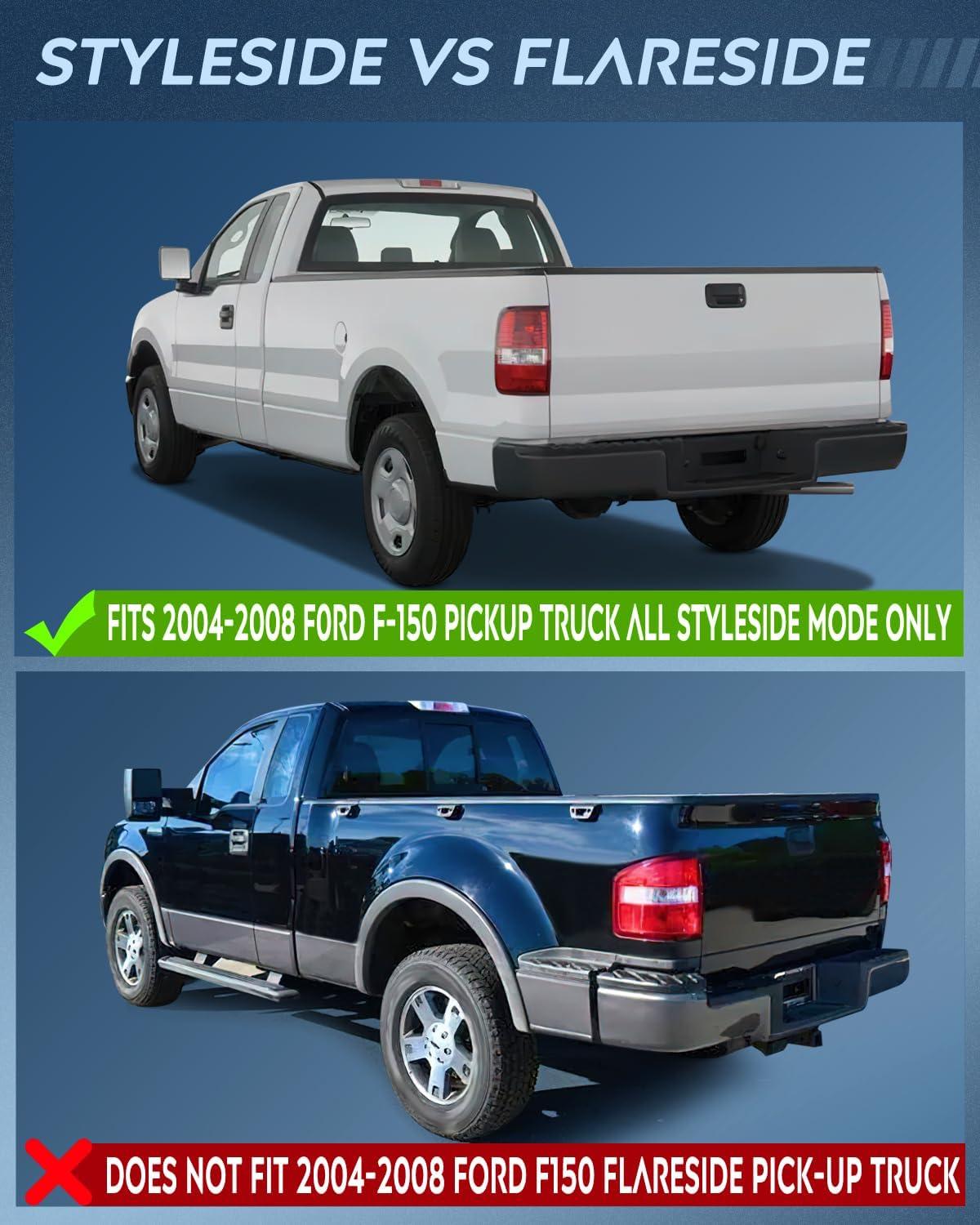 imageNilight Taillight Assembly Compatible with 2004 2005 2006 2007 2008 Ford F150 Rear Tail Light Lamp Replacement OE Style Driver Side and Passenger SideDriver Side