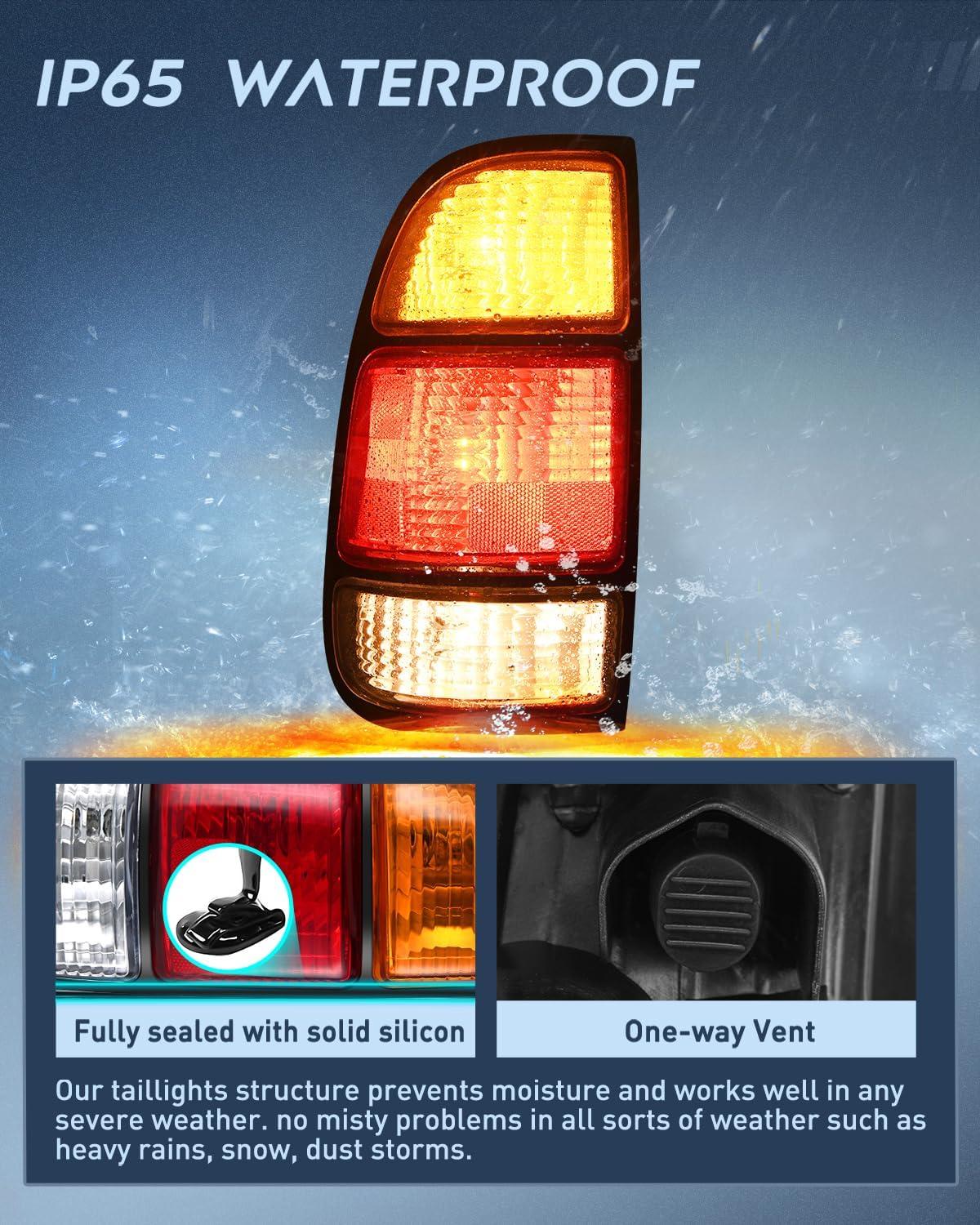 imageNilight Taillight Assembly Compatible with 2014 2015 2016 2017 2018 2019 2020 2021 Toyota Tundra Rear Lamp Replacement OE Style Driver SideDriver Side