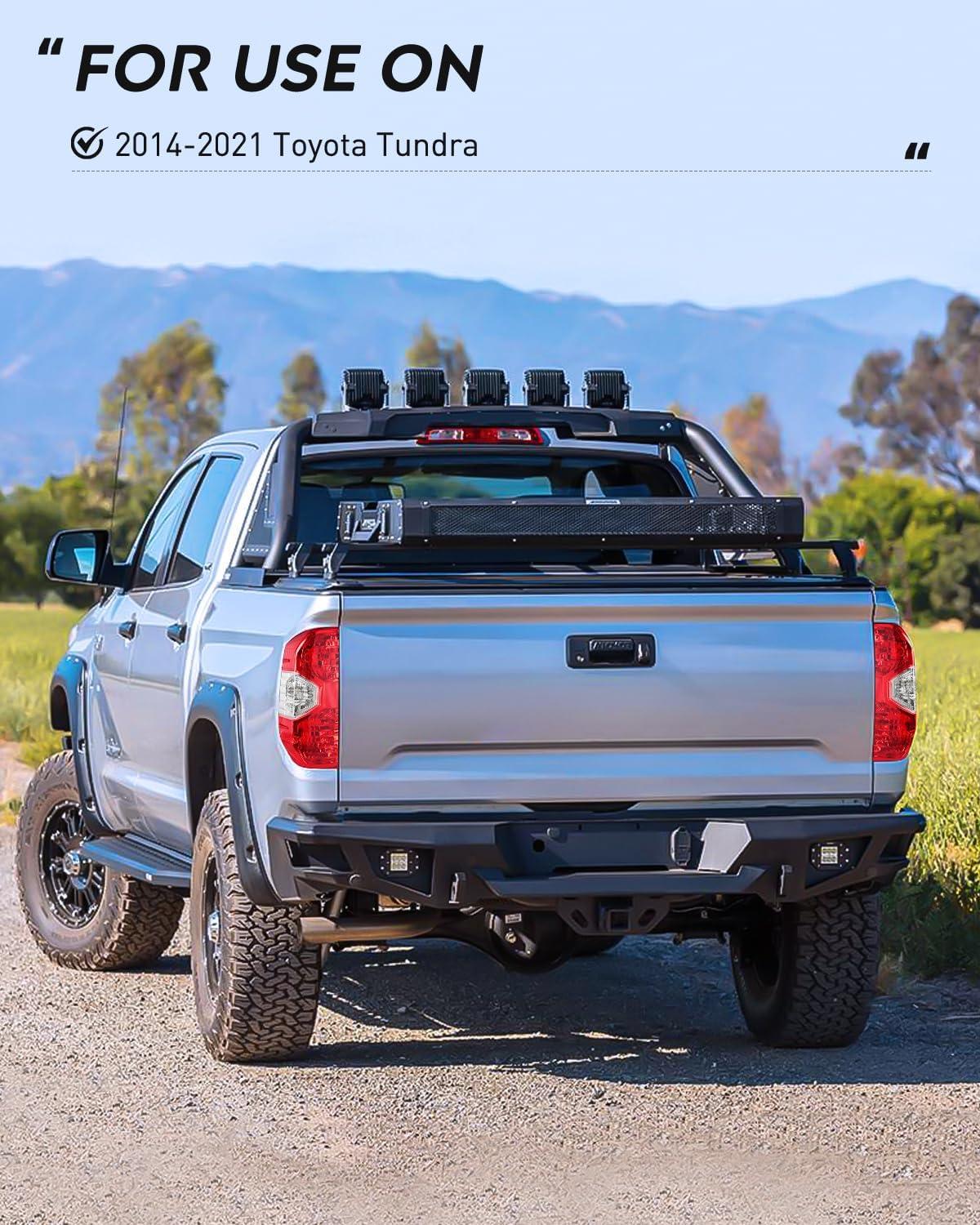 imageNilight Taillight Assembly Compatible with 2014 2015 2016 2017 2018 2019 2020 2021 Toyota Tundra Rear Lamp Replacement OE Style Driver SideDriver Side