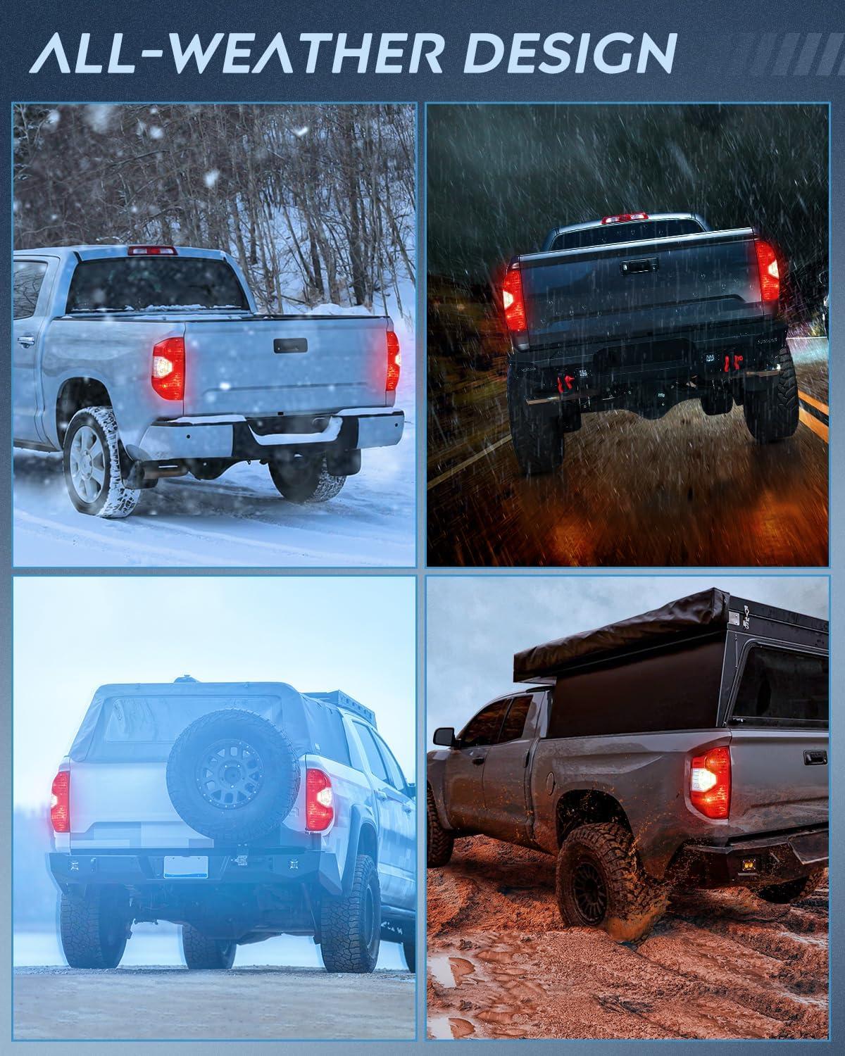 imageNilight Taillight Assembly Compatible with 2014 2015 2016 2017 2018 2019 2020 2021 Toyota Tundra Rear Lamp Replacement OE Style Driver SideDriver Side