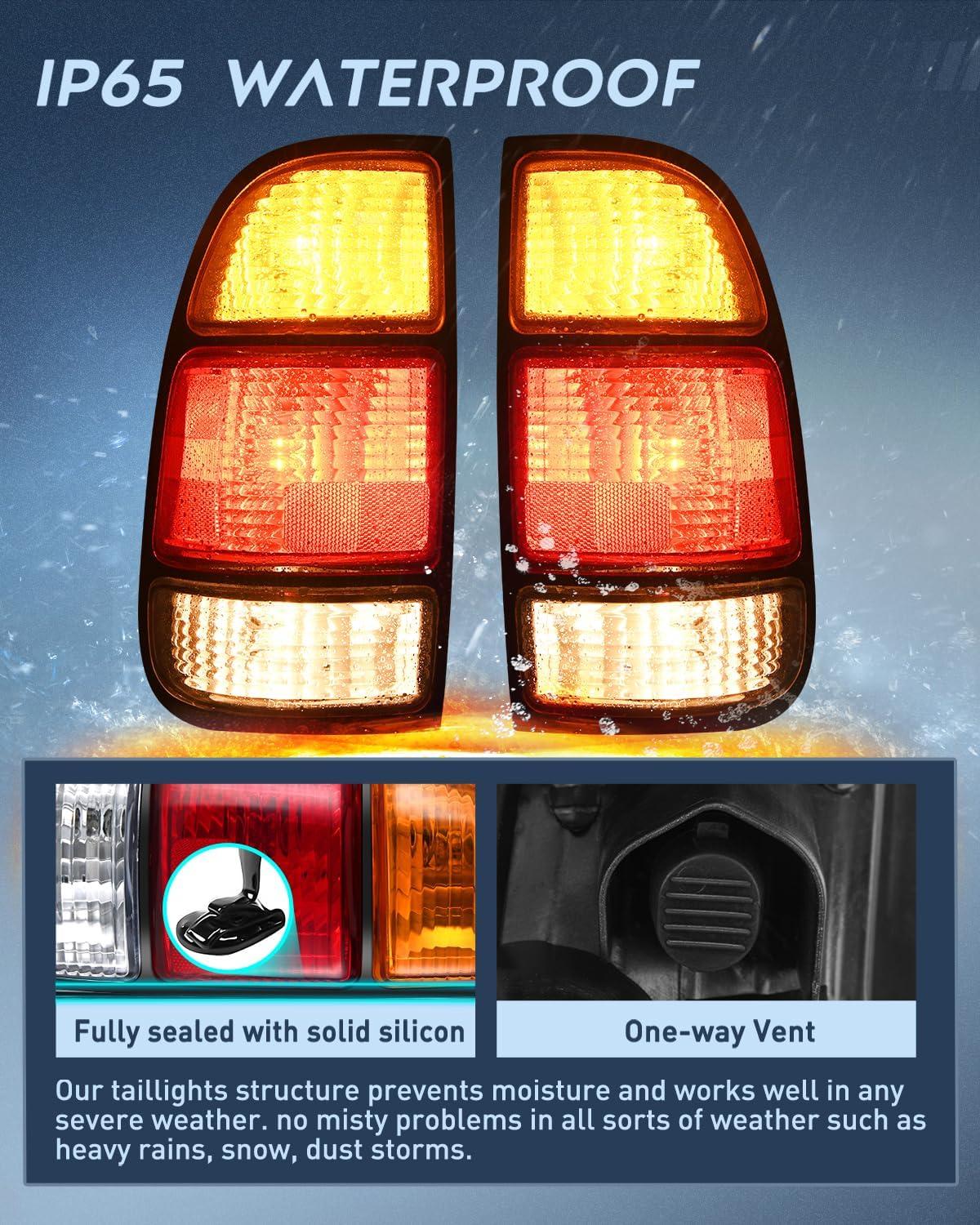 imageNilight Taillight Assembly Compatible with 2014 2015 2016 2017 2018 2019 2020 2021 Toyota Tundra Rear Lamp Replacement OE Style Driver SidePair of Driver and Passenger Side