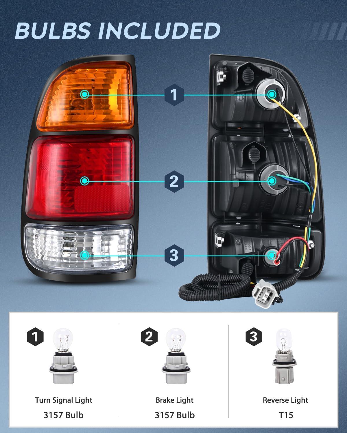 imageNilight Taillight Assembly Compatible with 2014 2015 2016 2017 2018 2019 2020 2021 Toyota Tundra Rear Lamp Replacement OE Style Driver SidePair of Driver and Passenger Side