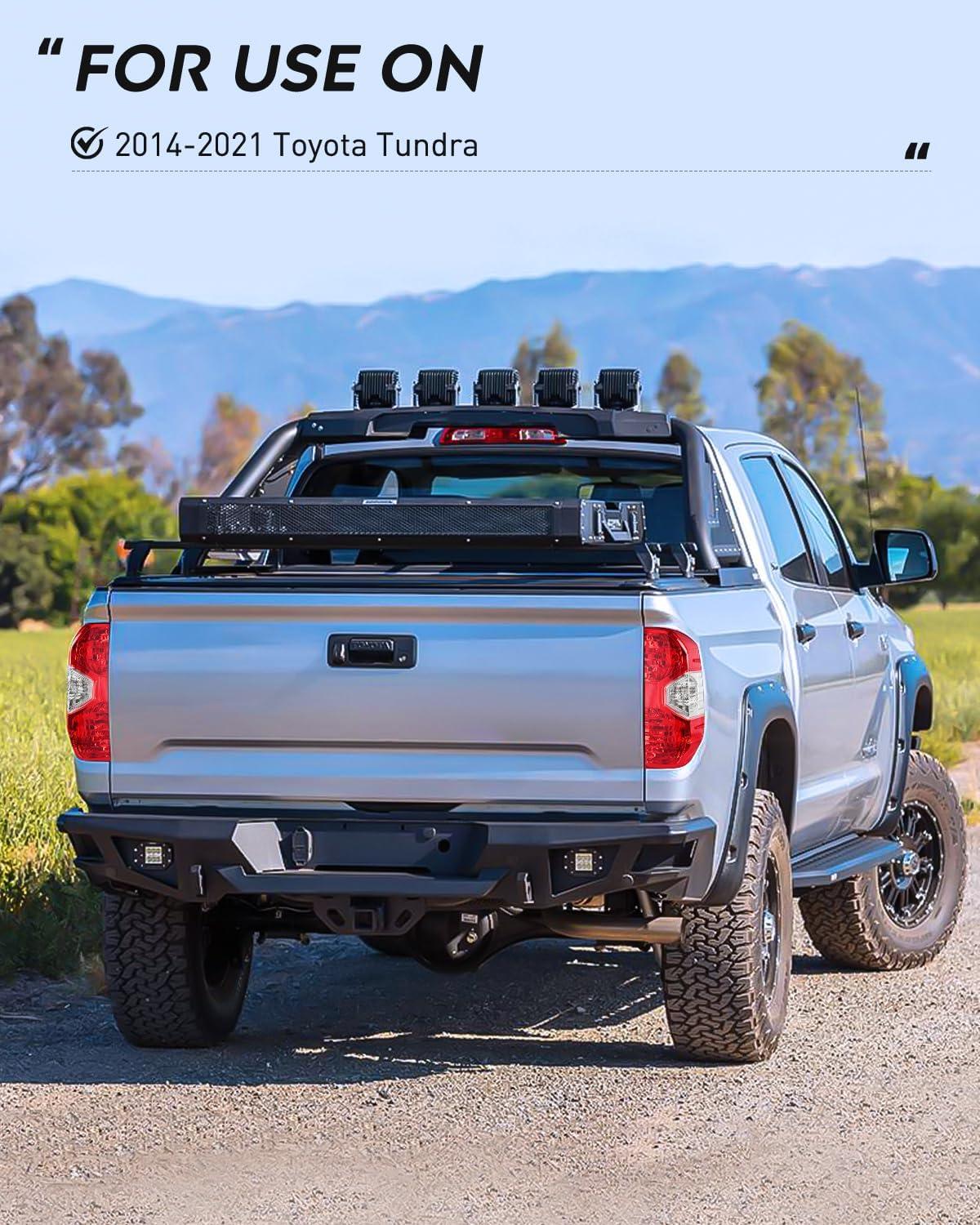 imageNilight Taillight Assembly Compatible with 2014 2015 2016 2017 2018 2019 2020 2021 Toyota Tundra Rear Lamp Replacement OE Style Driver SidePassenger Side