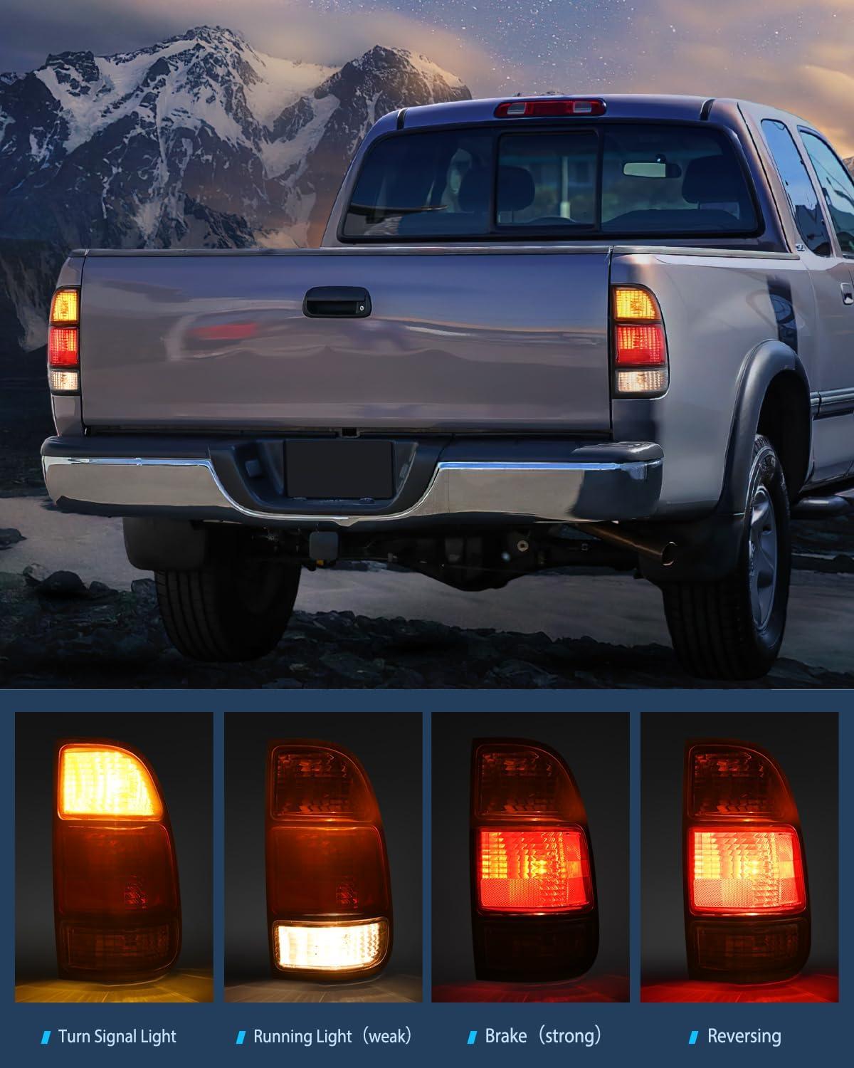 imageNilight Taillight Assembly Compatible with 2014 2015 2016 2017 2018 2019 2020 2021 Toyota Tundra Rear Lamp Replacement OE Style Driver SidePassenger Side