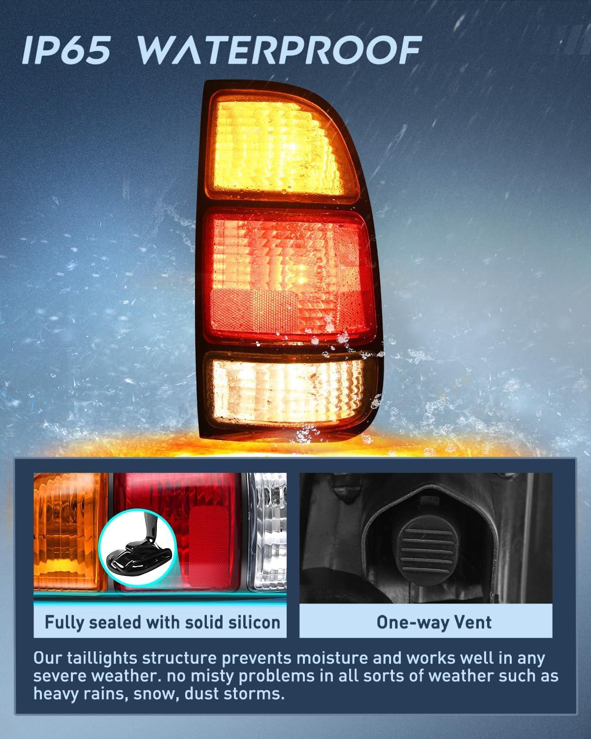 imageNilight Taillight Assembly Compatible with 2014 2015 2016 2017 2018 2019 2020 2021 Toyota Tundra Rear Lamp Replacement OE Style Driver SidePassenger Side