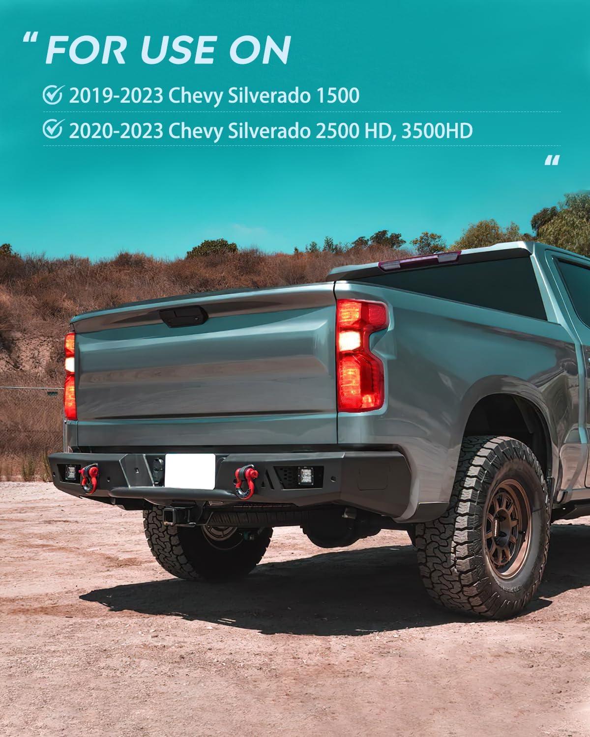 imageNilight Taillight Assembly Compatible with 2019 2020 2021 2022 2023 2024 Chevy Silverado 1500 20202024 Silverado 2500HD 3500HD Rear Lamp Replacement OE Style Passenger SidePassenger Side