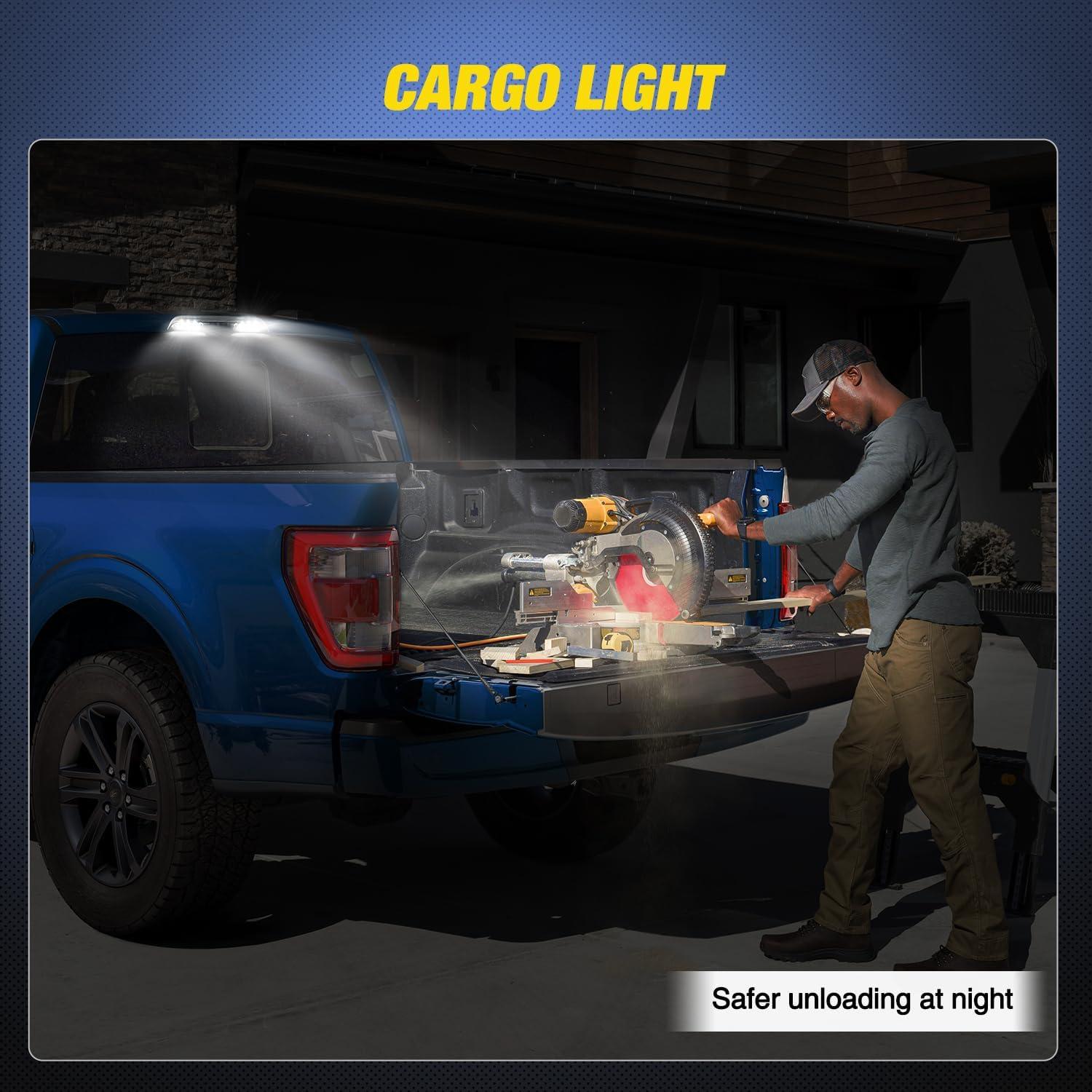 imageNilight Third Brake Light Tail High Mount 3rd Stop Cargo Reverse LED Lights Red Lens Compatible with Chevy Colorado and GMC Canyon 2004 2005 2006 2007 2008 2009 2010 2011 2012 Pickup TruckClear Lens