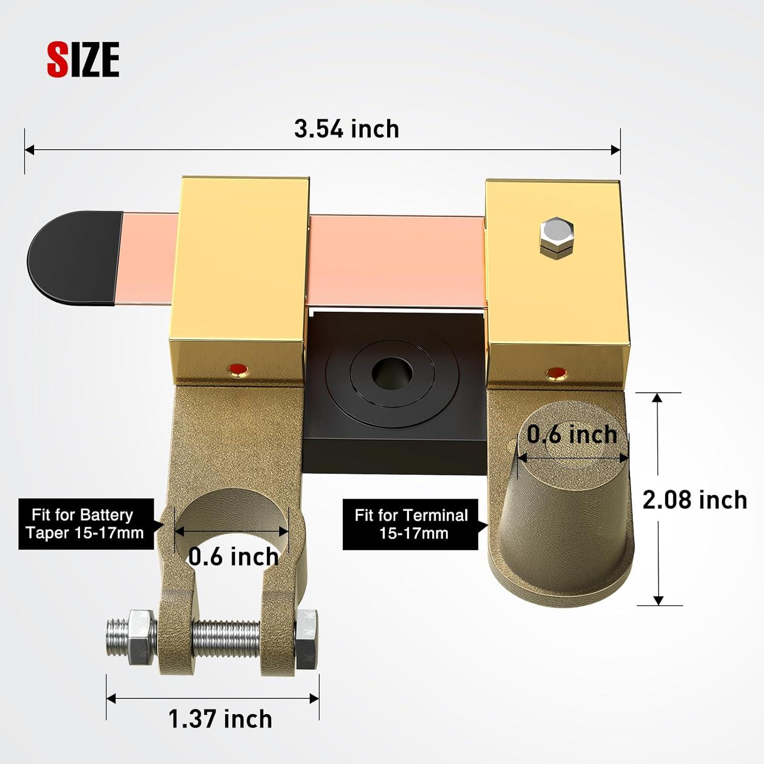 imageNilight Top Post Knife Blade Master Switch 12V 24V 250A Battery Negative Disconnect Shut Off Kill Power Isolator for Car Truck Marine RV Vehicle and Electrical EquipmentTop  Side PostVerticalHorizontal