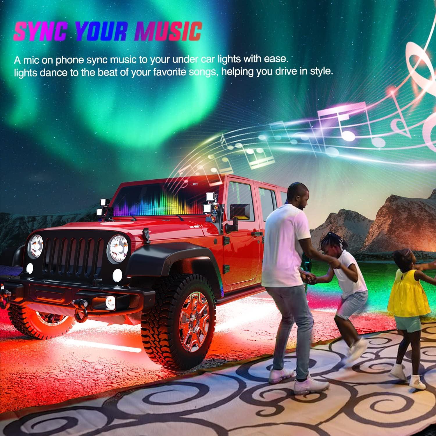 imageNilight Truck Tailgate Light Strip 60quot Aluminum FrameTriple Row Light Bar 1200 LED w Red Running Brake White Reverse Light Red Sequential Turn Signal6Pcs RGB Underglow Light