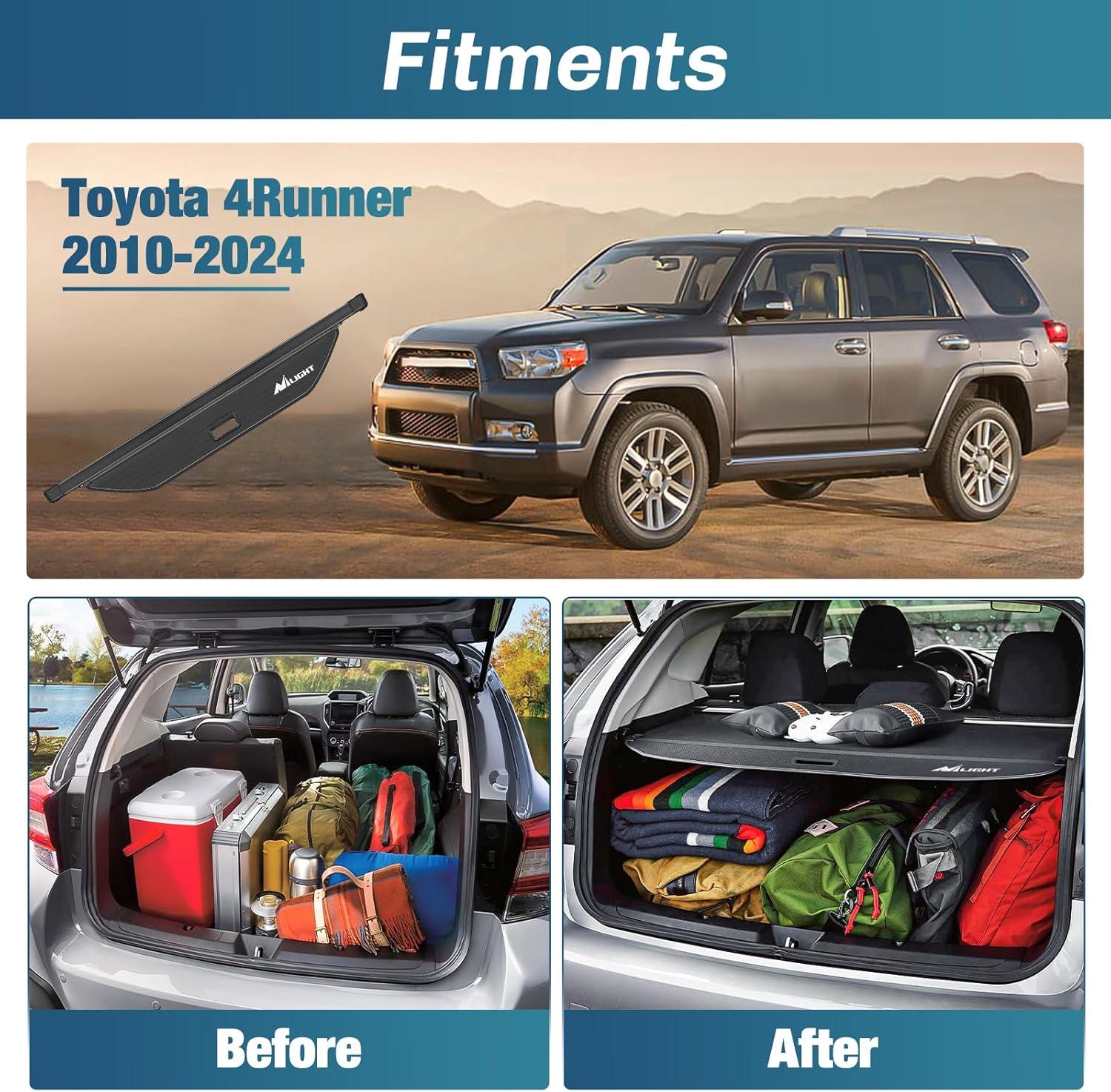 imageNilight Trunk Cargo Cover for Honda CRV Accessories 2023 2024 Retractable Trunk Cargo Cover Security Shade Cargo Cover 1Pack20102024 Toyota 4Runner