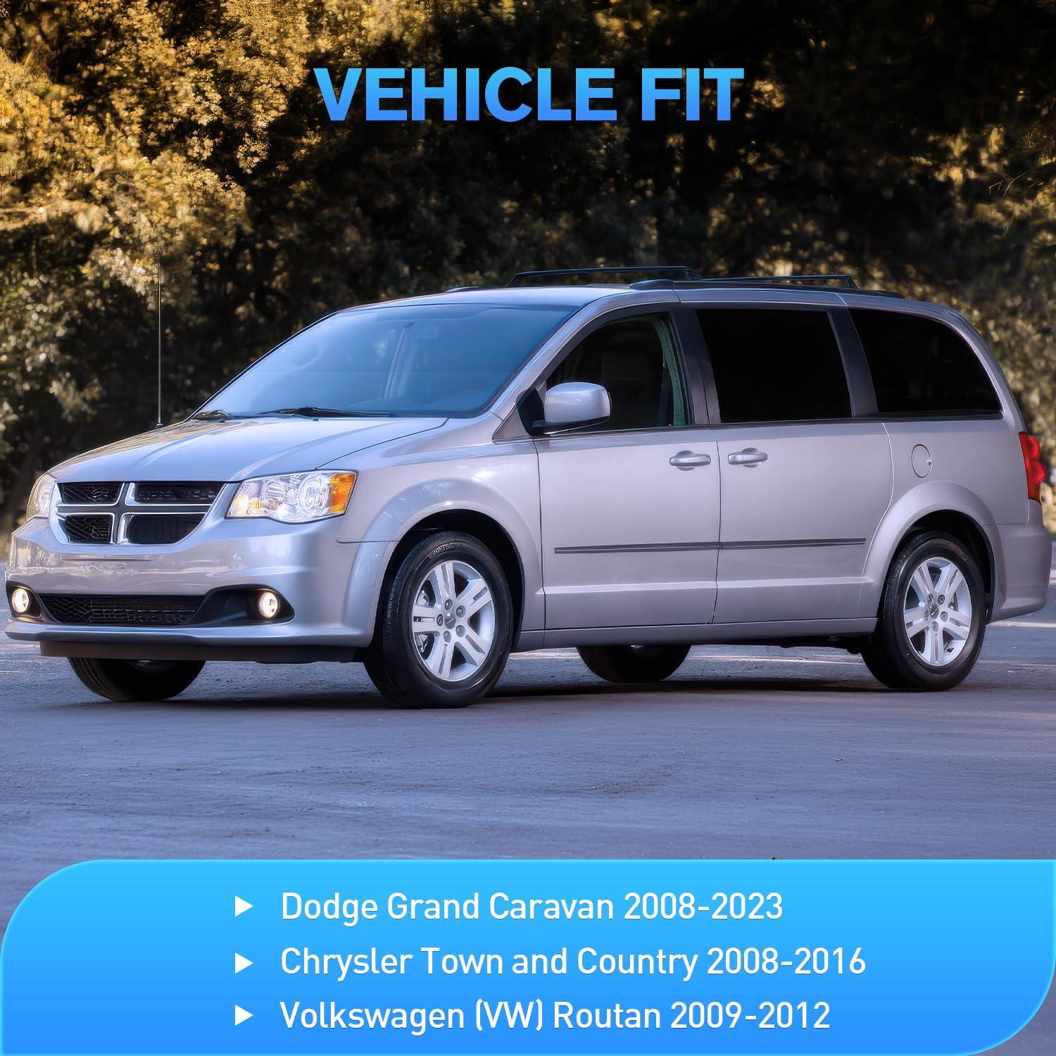 imageNilight in Channel Rain Guards for Jeep Grand Cherokee 2011 2012 2013 2014 2015 2016 2017 2018 2019 2020 Vent Window Visors4pcsGrand Caravan 20082023