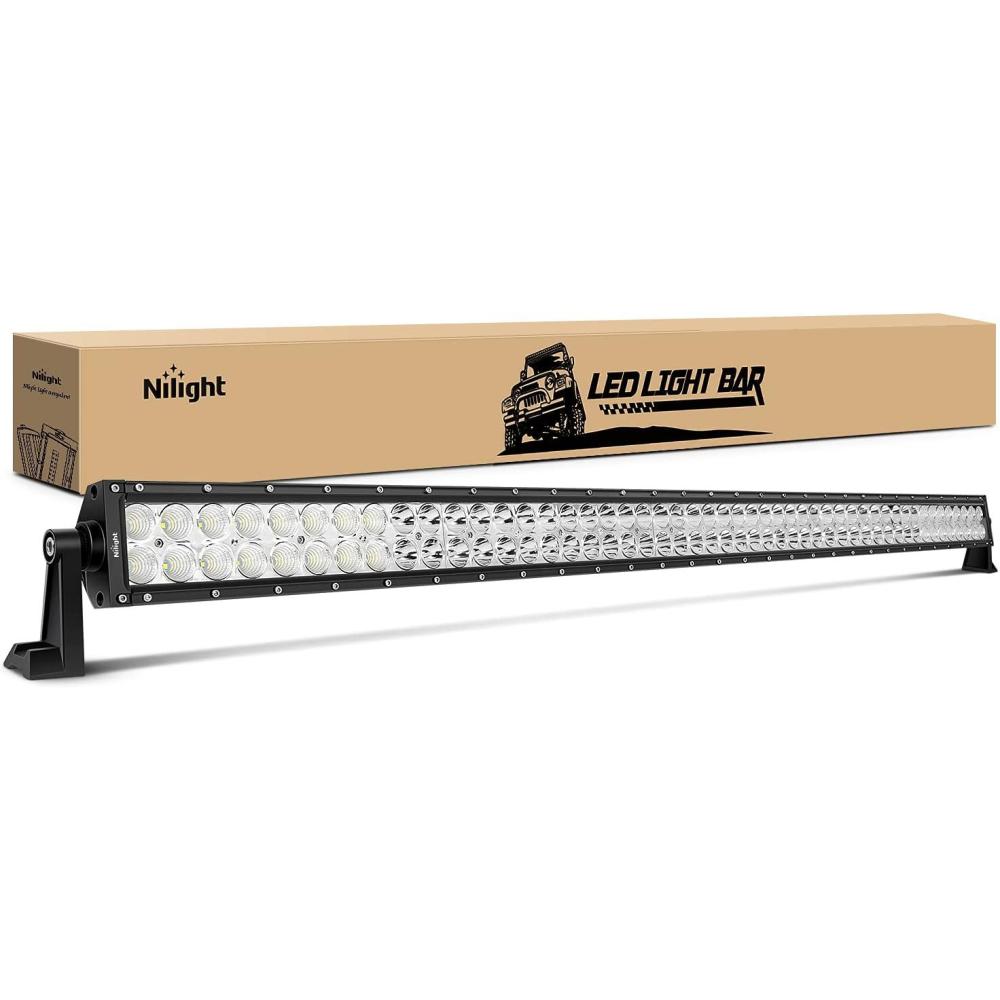 imageLED Light Bar Nilight 52 Inch LED Work Light Spot Flood Combo LED Lights Led Bar Driving Off Road Lights2 Years Warranty52Inch Light Bar