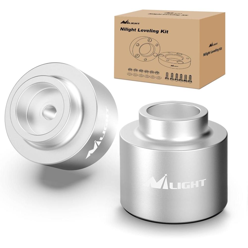 imageNilight 25inch Rear Leveling Kit for 20092023 Ram 150020002020 Tahoe Suburban Yukon 150020022013 Avalanche 1500 2WD 4WD 2007 2008 2009 2010 2011 2012 2013 Rear Raise Suspension Strut Spacers