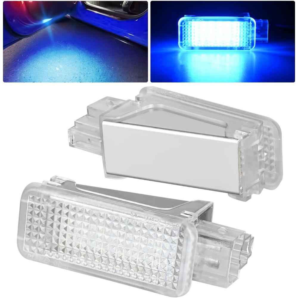 imageNilight 2PCS LED Interior Door Panel Light Courtesy Warning Lights Aqua Beam Plug and Play for Toyota Avalon Sienna Venza Camry Prius 4Runner Lexus IS ES GS LS RX GX LXBlue