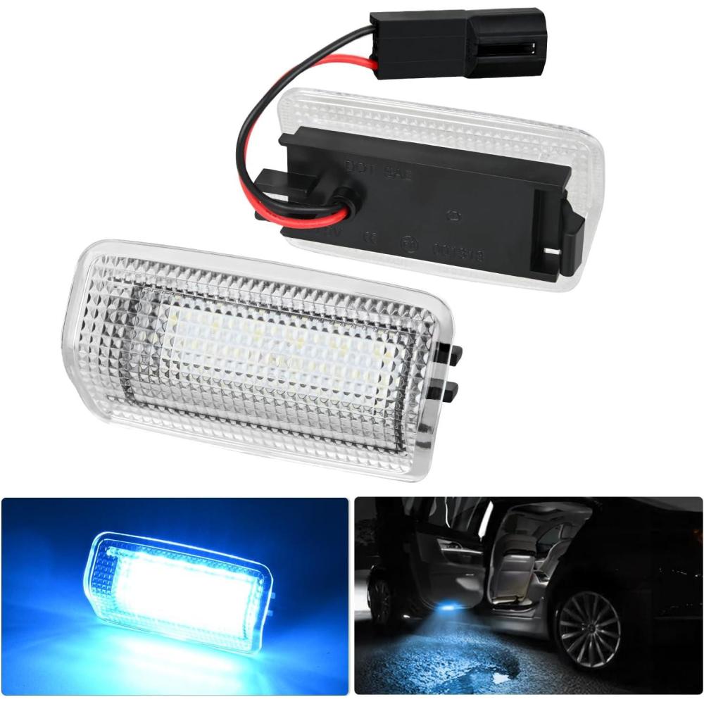 imageNilight 2PCS LED Interior Door Panel Light Courtesy Warning Lights Aqua Beam Plug and Play for Toyota Avalon Sienna Venza Camry Prius 4Runner Lexus IS ES GS LS RX GX LXAqua