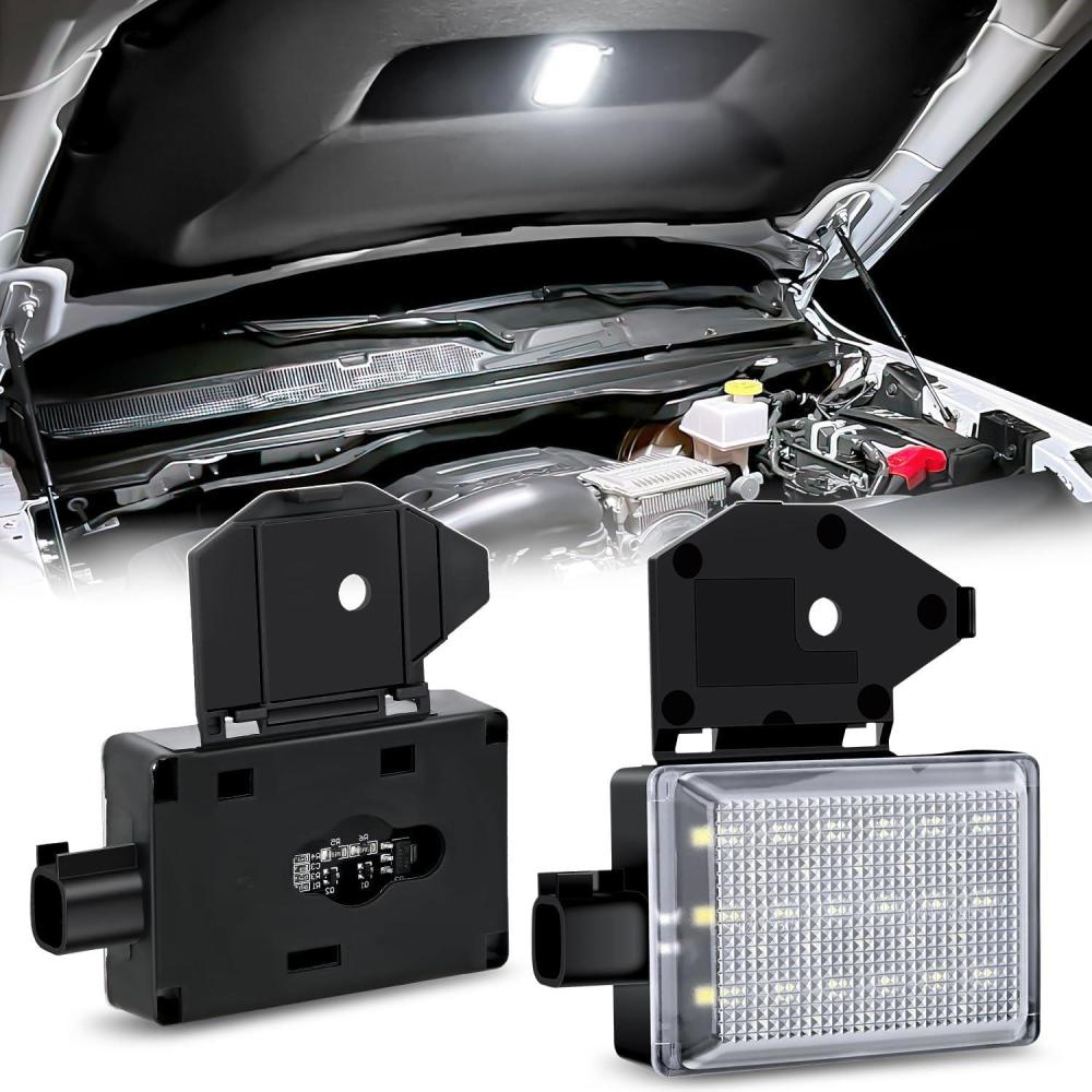 imageNilight 2pcs Under Hood Light Strip 42LED Waterproof Underhood Work Light with OnOff Switch Blade Fuse Engine Bay Repair Light White 12V for Car Truck SUVfor Ram Dakota Charger  Wrangler Grand Cherokee