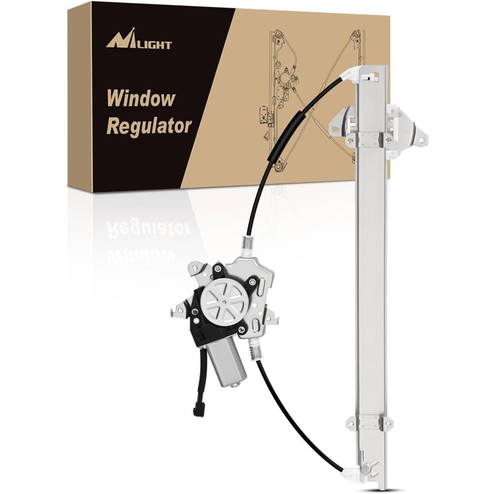 imageNilight 741348 Window RegulatorMotor Front Driver Side Compatible with Nissan Frontier 2005 2006 2007 2008 2009 2010 2011 2012 2013 2014 2015 only use Connector 2 Pins