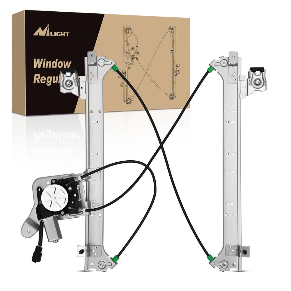 imageNilight 741578 Window Regulator and Motor Rear Driver SideCompatible with Cadillac EscaladeChevy AvalancheSilveradoGMC Sierra Yukon 1500 2500 3500 2000 2001 2002 2003 2004 2005 2006 2007Rear Passenger