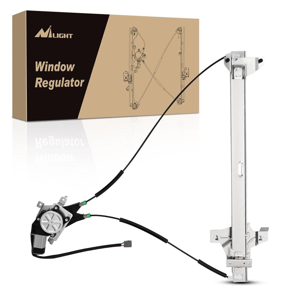 imageNilight 741586 Window RegulatorMotor Front Driver Side Compatible with 20032014 Ford E150 E250 Econoline E350 E450 E550 Super Duty 2004 2005 2006 2007 2008 2009 2010 2011 2012 2013 2014Front Driver