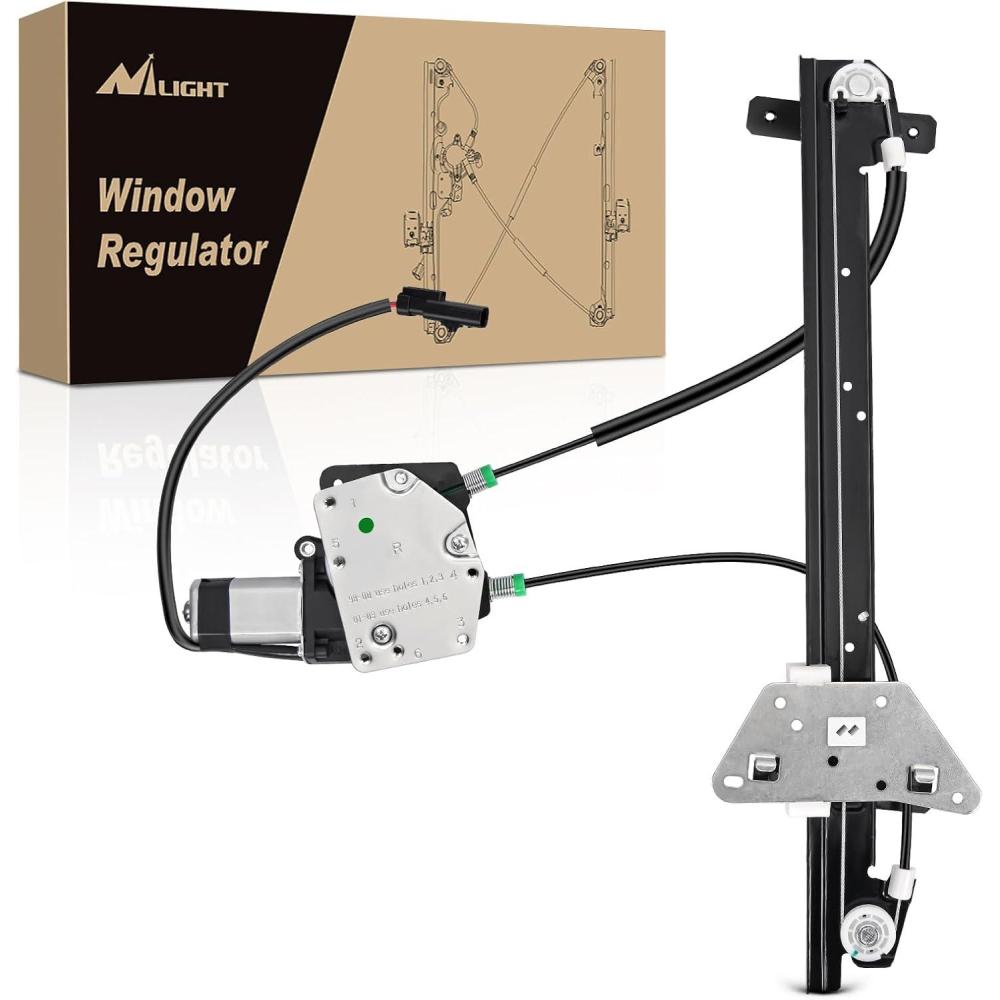 imageNilight 741648 Power Window Regulator and Motor Front Passenger Side Compatible with Dodge Dakota 2000 2001 2002 2003 2004Dodge Durango 1998 1999 2000 2001 2002 2003Front Left Side