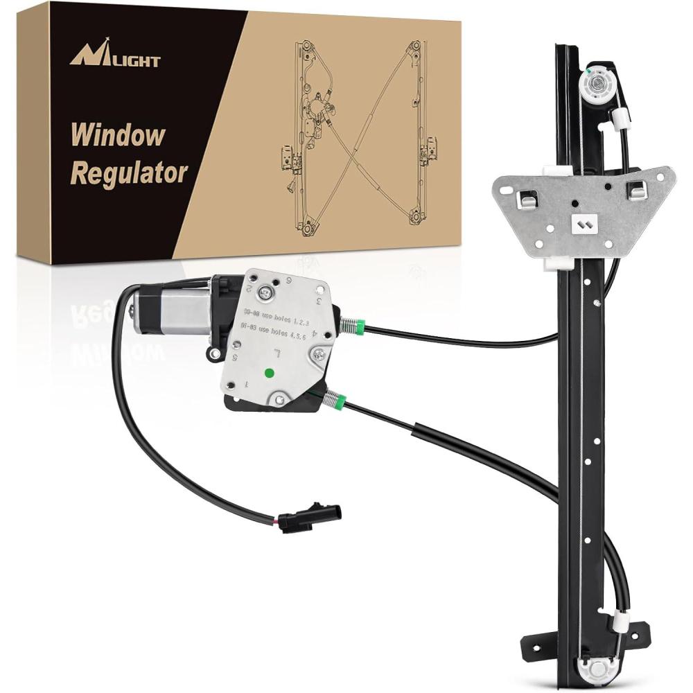 imageNilight 741649 Power Window Regulator and Motor Front Driver Side Compatible with Dodge Dakota 2000 2001 2002 2003 2004Dodge Durango 1998 1999 2000 2001 2002 2003Front Left Side