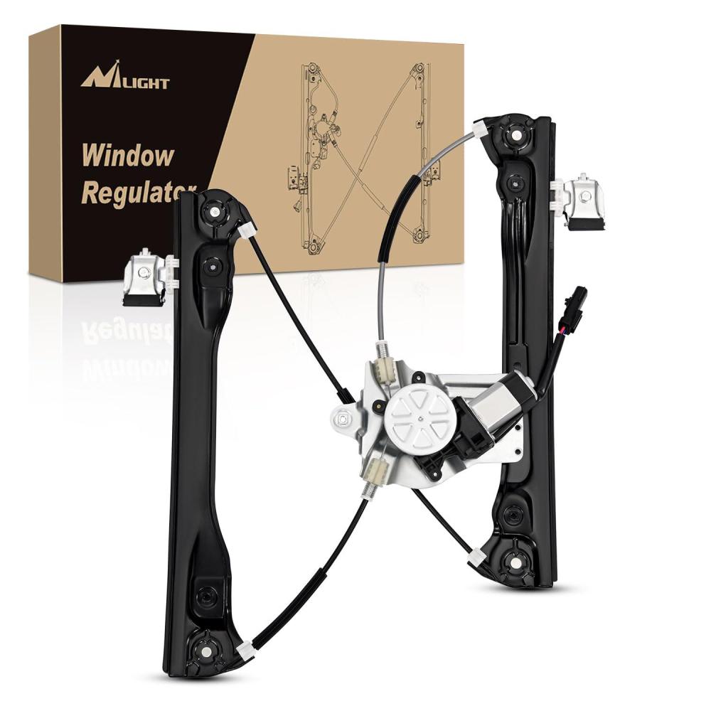 imageNilight 751739 Power Window Regulator with Motor for Front Driver Side Compatible with Chevy Cruze 2012 2013 2014 2015 2016 Chevy Cruze Limited Front Left SideFront Passenger