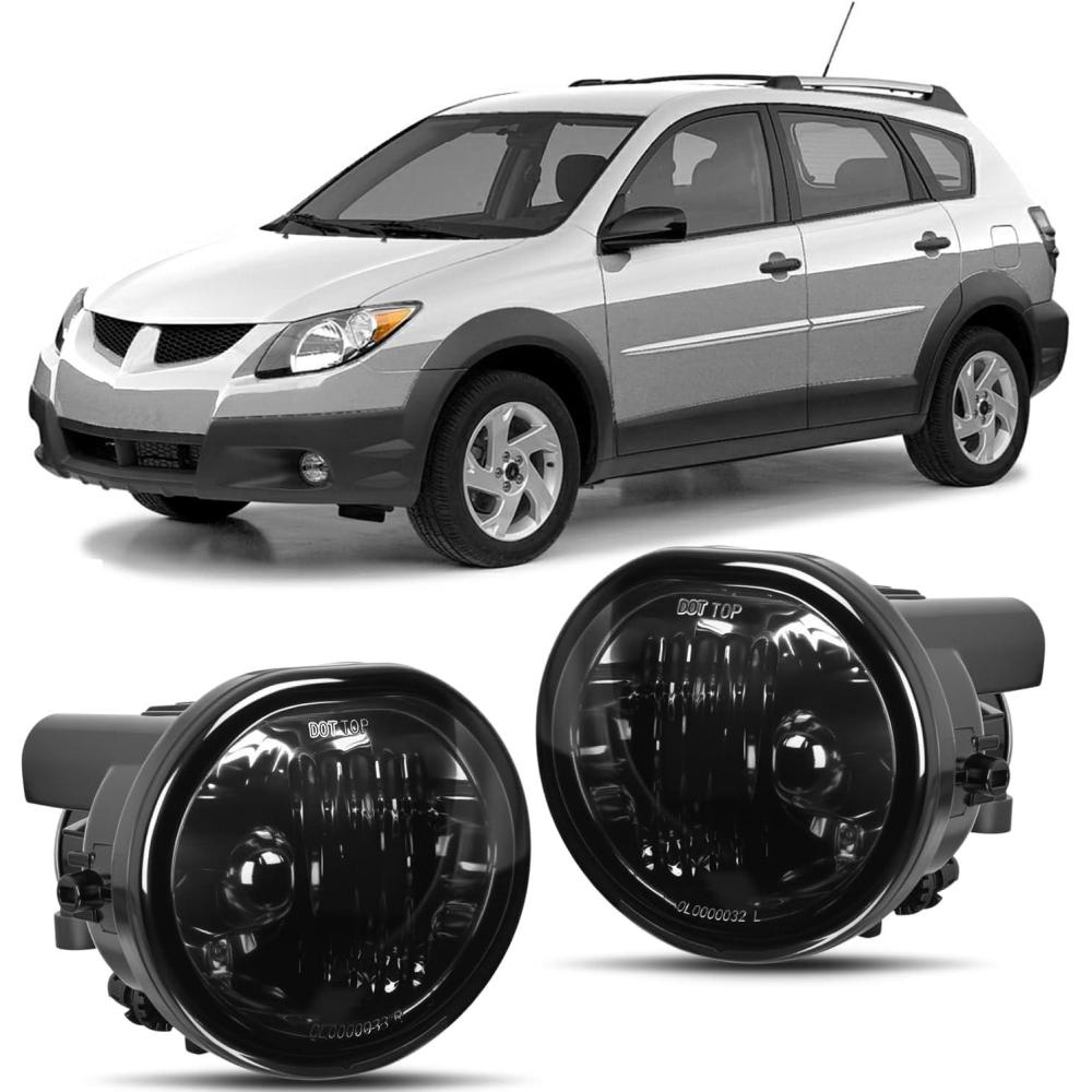 imageNilight Fog Light Assembly Compatible with 2006 2007 2008 2009 2010 2011 2012 2013 Toyota Yaris Camry Corolla Venza Matrix Prius RAV4 Solara Avalon Highlander LEXUS LX570 RX35020032008 MatrixVibe20042010 Scion TC Smoke