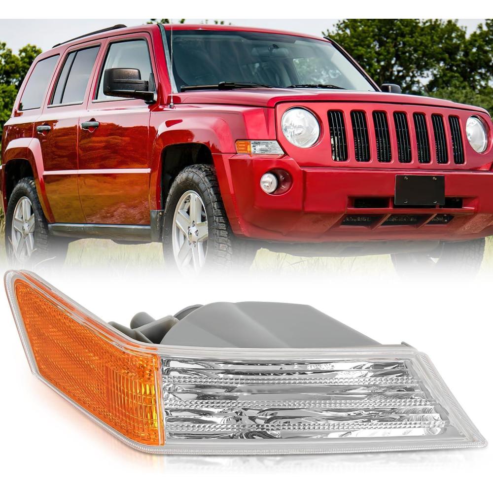 imageNilight LED Third Brake Lights High Mount Stop Tail Light with Smoked Lens for 20072018 Wrangler JKJeep Patriot Passenger Side Signals LightAmber