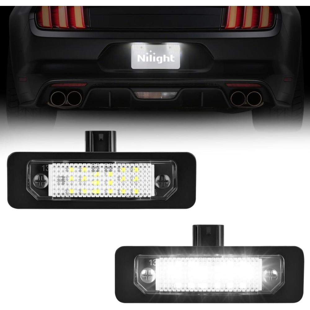 imageNilight License Plate Light Compatible with 1994 1995 1996 1997 1998 1999 2000 2001 Dodge Ram 1500 2500 3500 2002 RAM 2500 3500 6000K White 2PCS Pack20102014 Ford Mustang20072014 Lincoln MKX