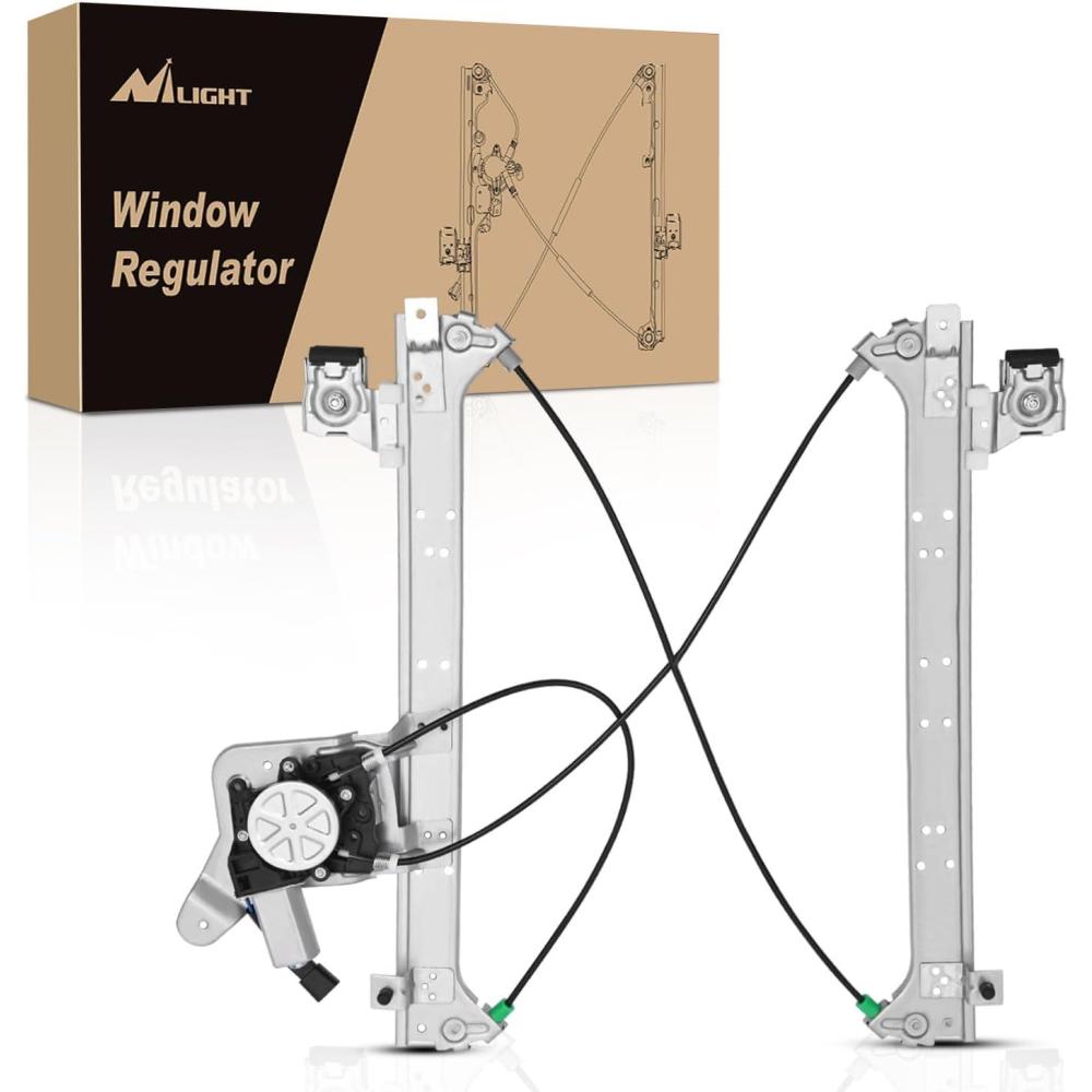 imageNilight Rear Passenger Side Power Window RegulatorMotor Compatible with 2001 2002 2003 2004 2005 2006 Chevrolet Avalanche Silverado Suburban GMC Sierra Yukon XL 1500 2500 3500 741645Rear Driver