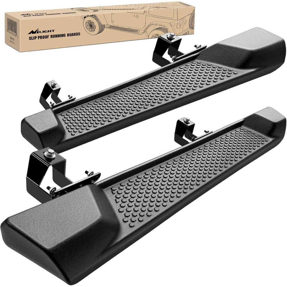 imageNilight Running Boards for 2018 2019 2020 2021 2022 2023 2024 Wrangler JL 2 Door Side Step Nerf Bars 6 Inch ABS Plastic Matte Black Not for JK ModelJL 2 Door20182024Jeep ABS