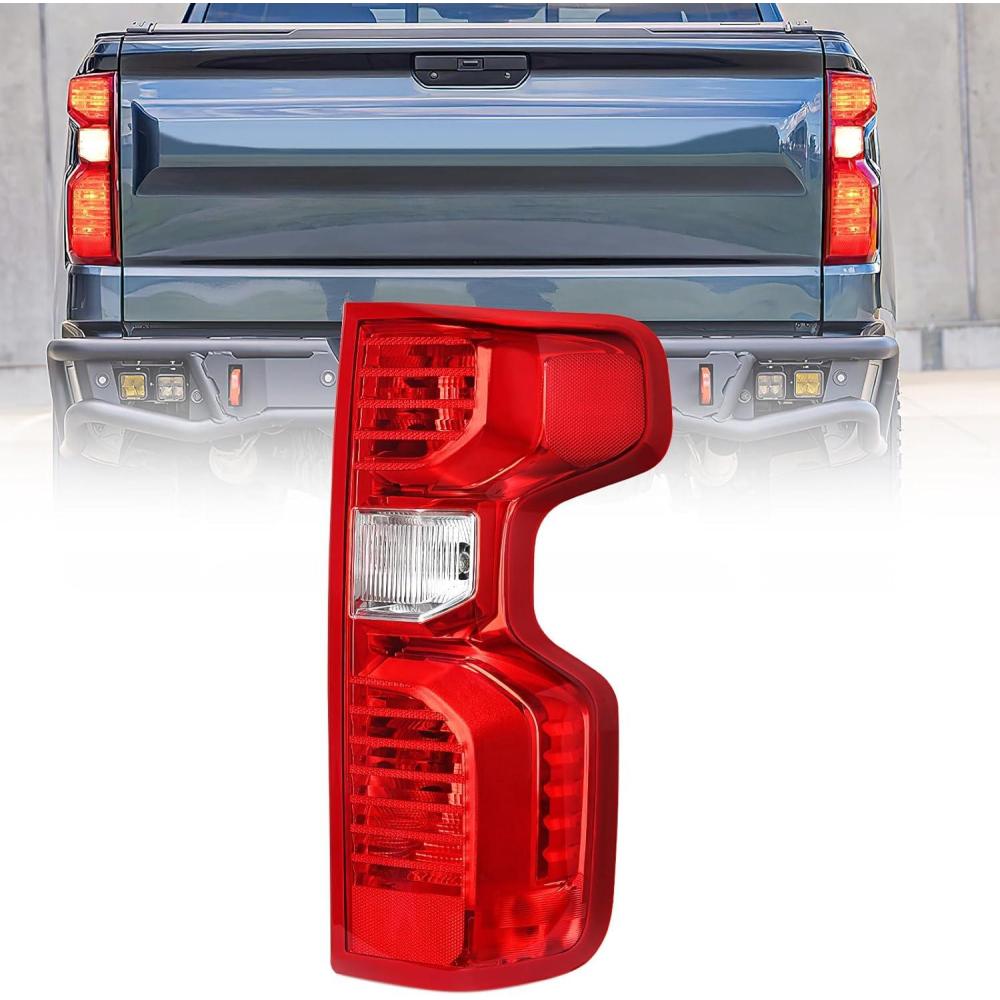 imageNilight Taillight Assembly Compatible with 2019 2020 2021 2022 2023 2024 Chevy Silverado 1500 20202024 Silverado 2500HD 3500HD Rear Lamp Replacement OE Style Passenger SidePassenger Side