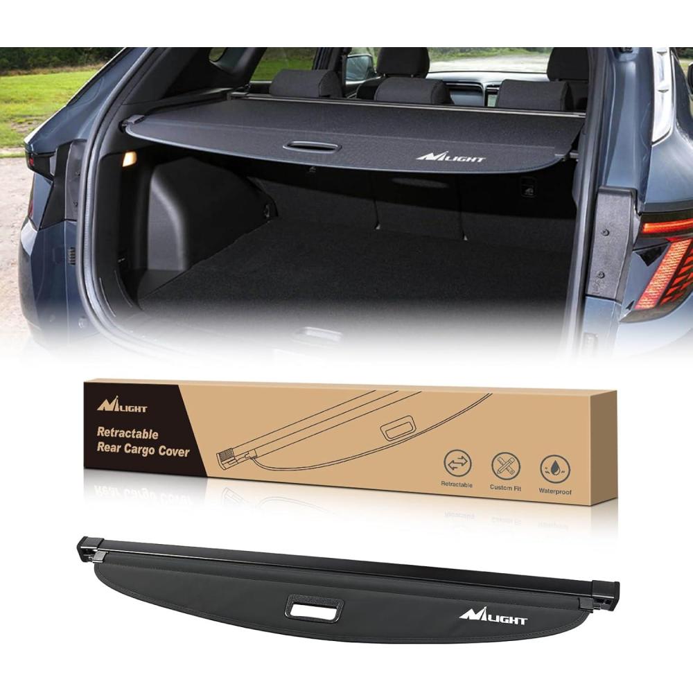 imageNilight Trunk Cargo Cover for Honda CRV Accessories 2023 2024 Retractable Trunk Cargo Cover Security Shade Cargo Cover 1Pack20212024 Hyundai Tucson