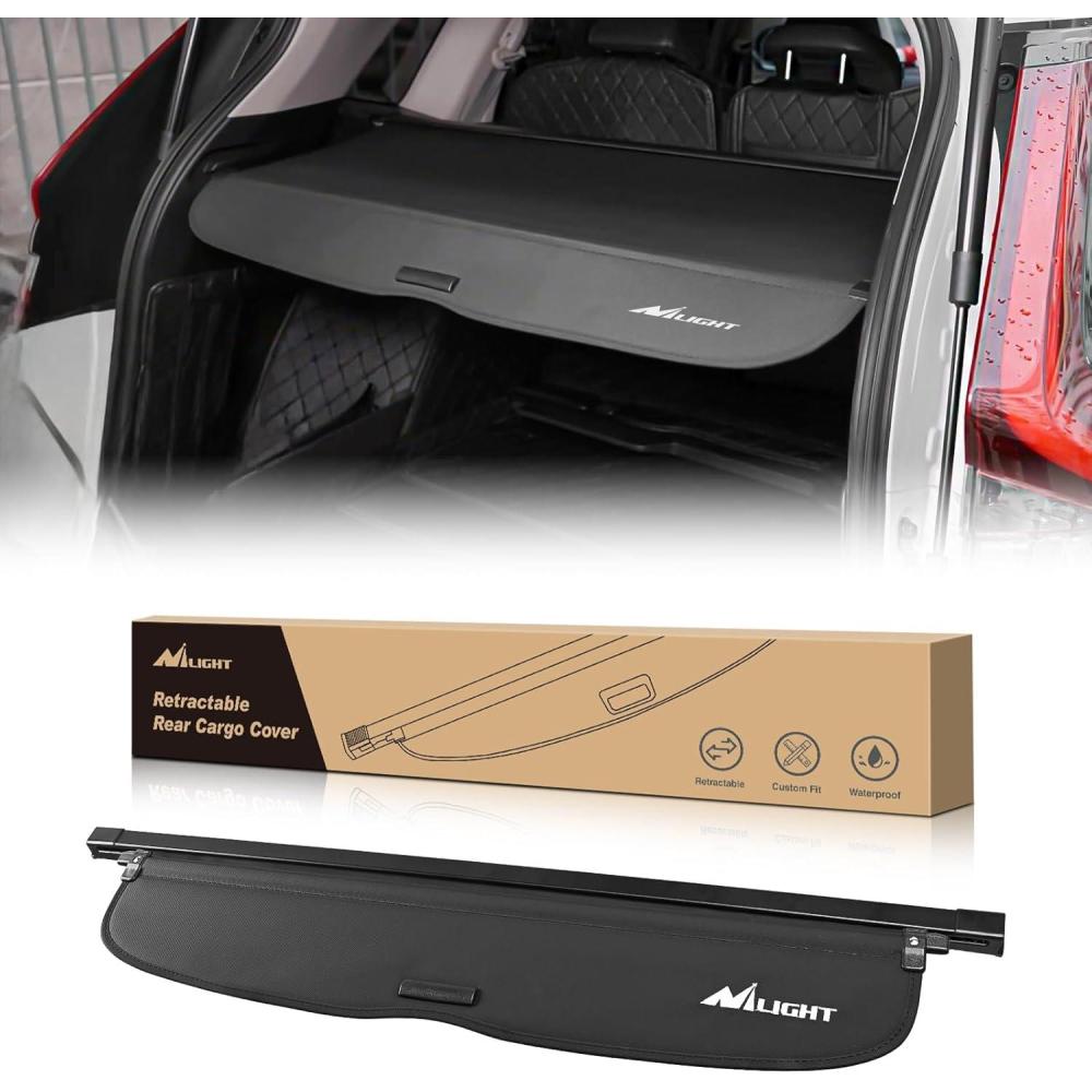 imageNilight Trunk Cargo Cover for Honda CRV Accessories 2023 2024 Retractable Trunk Cargo Cover Security Shade Cargo Cover 1Pack20232024 Honda CRV